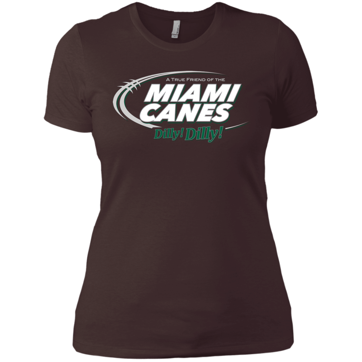 T-Shirts Dark Chocolate / X-Small Miami Dilly Dilly Women's Premium T-Shirt