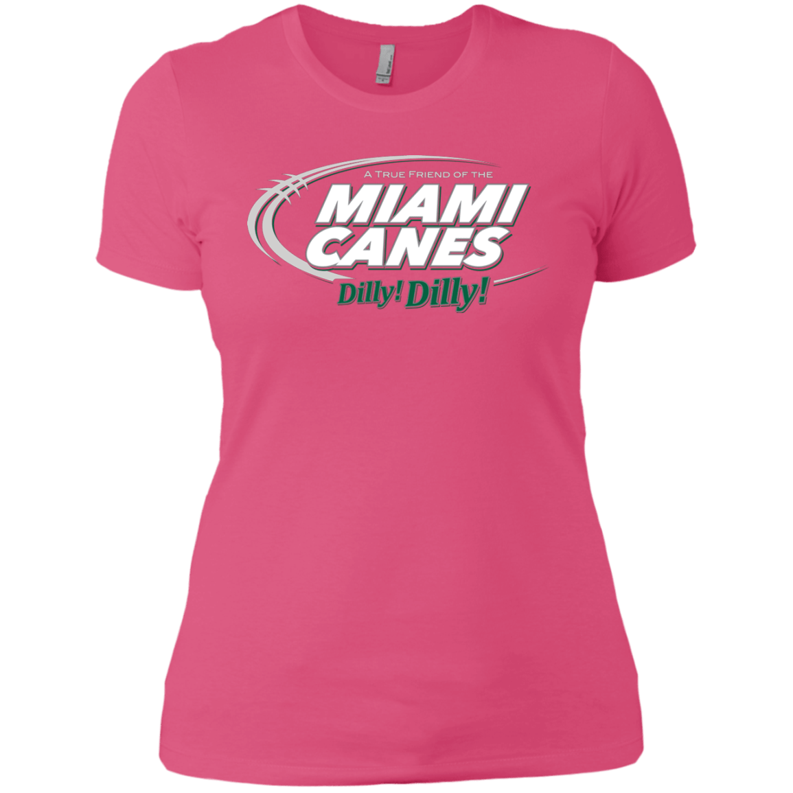T-Shirts Hot Pink / X-Small Miami Dilly Dilly Women's Premium T-Shirt