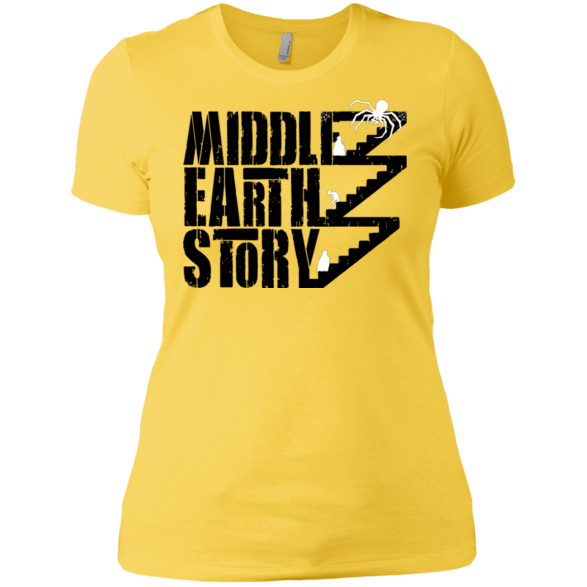 T-Shirts Vibrant Yellow / X-Small Middle Earth Story Women's Premium T-Shirt