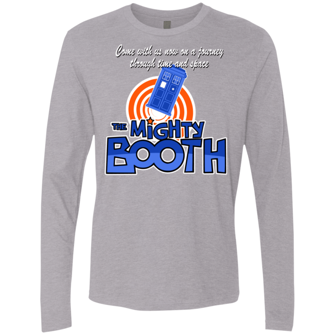 T-Shirts Heather Grey / Small Mighty Booth Men's Premium Long Sleeve