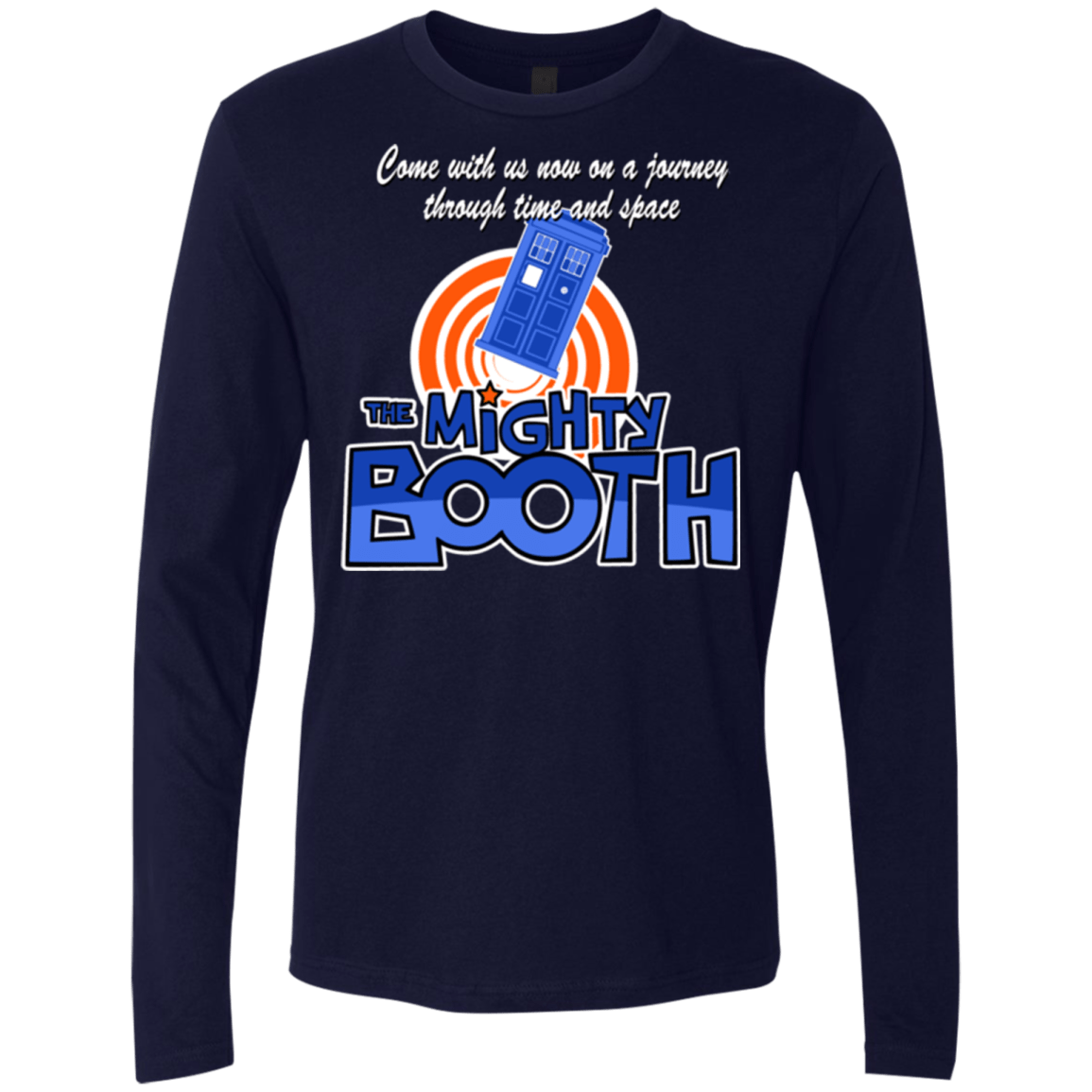 T-Shirts Midnight Navy / Small Mighty Booth Men's Premium Long Sleeve
