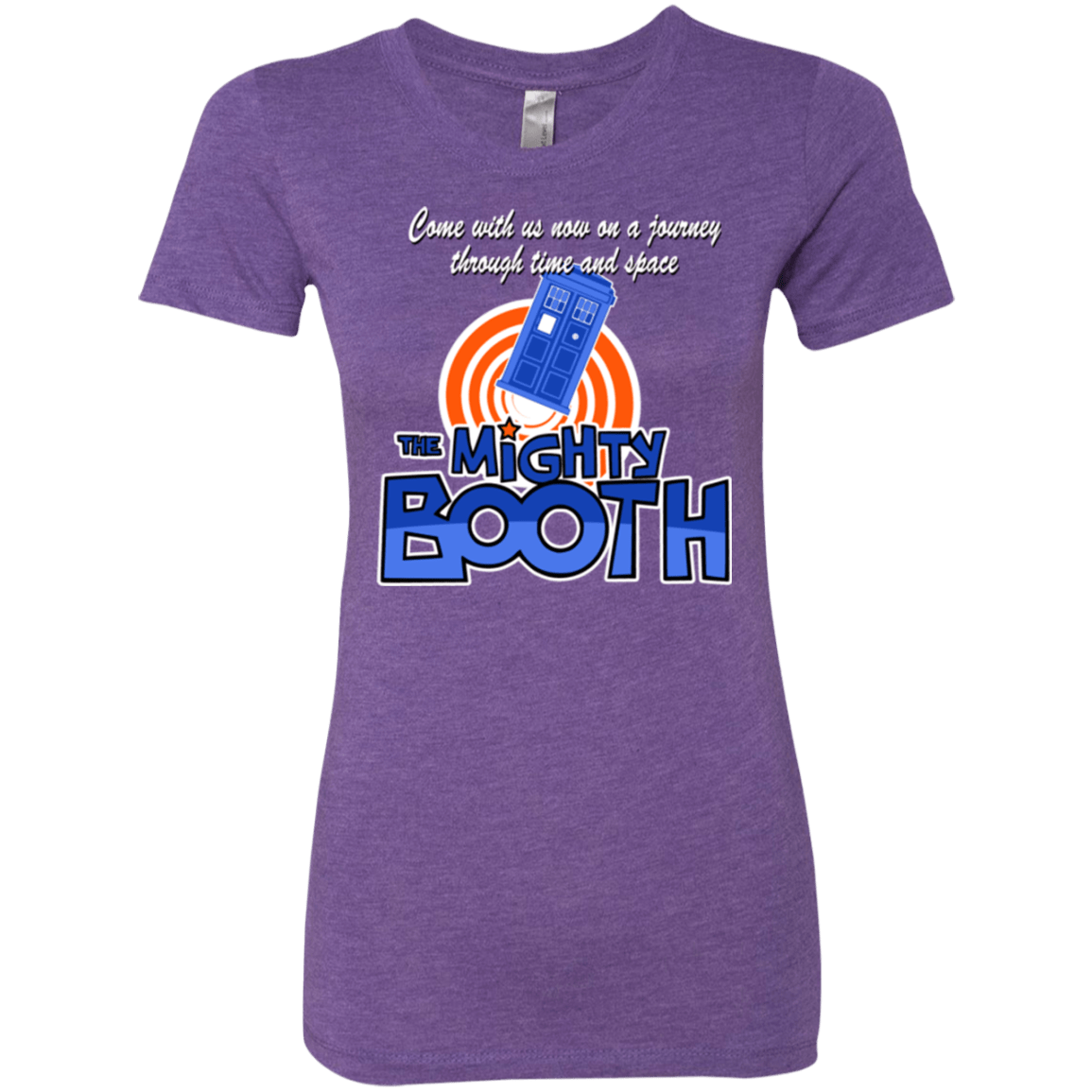 T-Shirts Purple Rush / Small Mighty Booth Women's Triblend T-Shirt