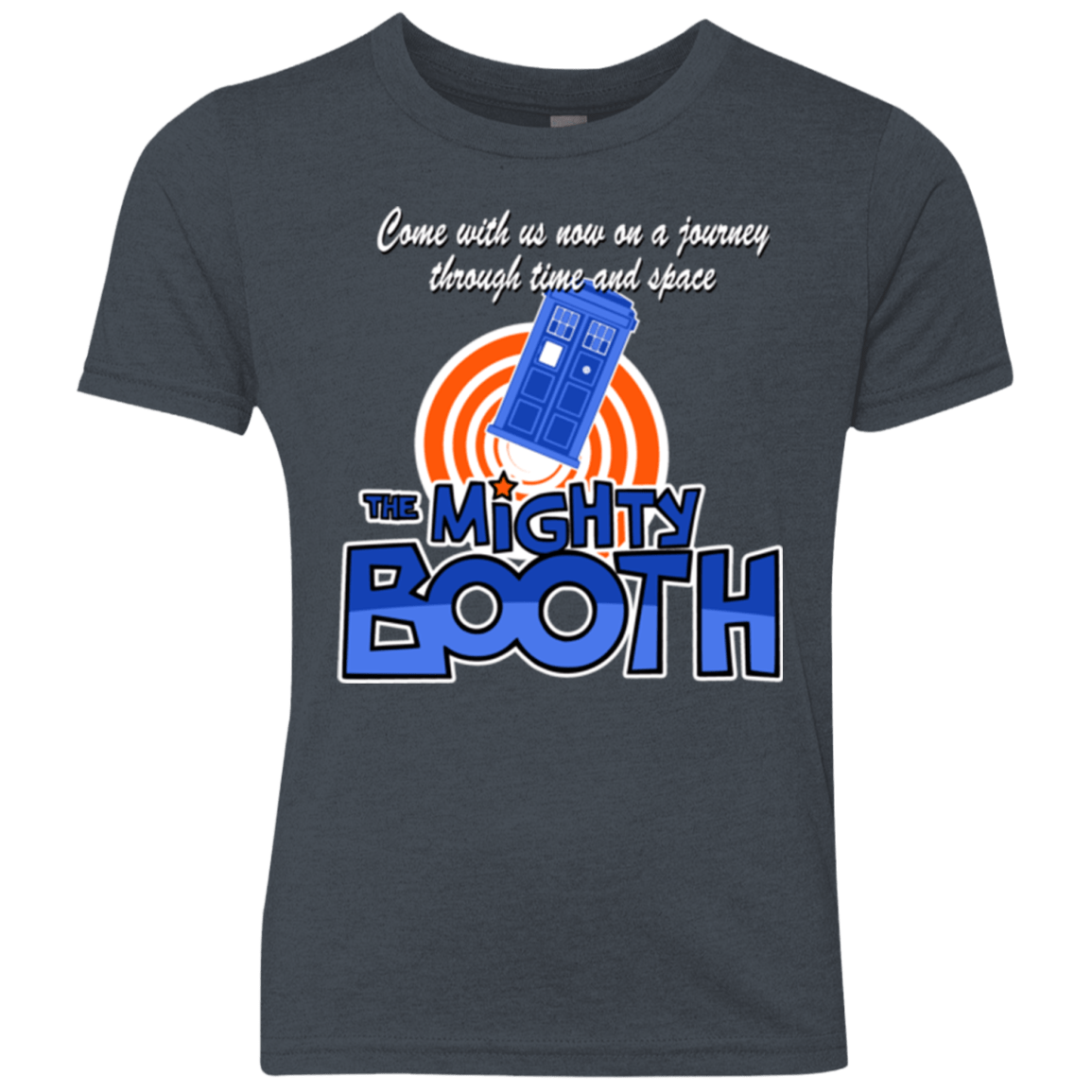 T-Shirts Vintage Navy / YXS Mighty Booth Youth Triblend T-Shirt