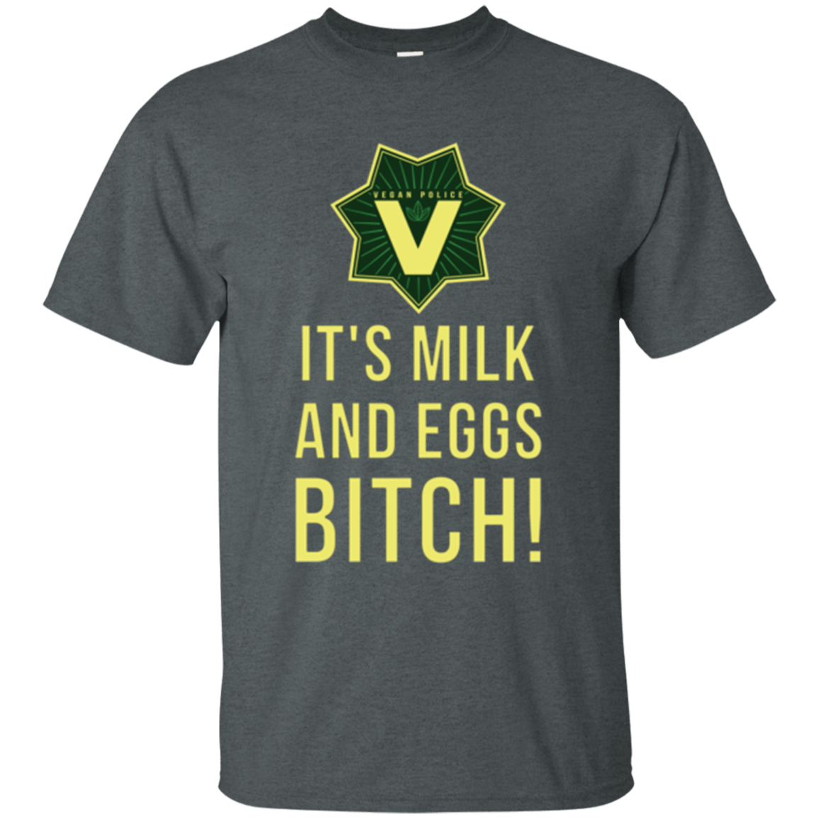 T-Shirts Dark Heather / Small Milk and Eggs T-Shirt