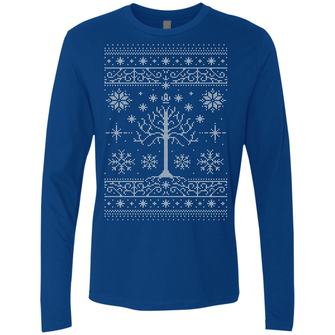 T-Shirts Royal / Small Minas Christmas Men's Premium Long Sleeve