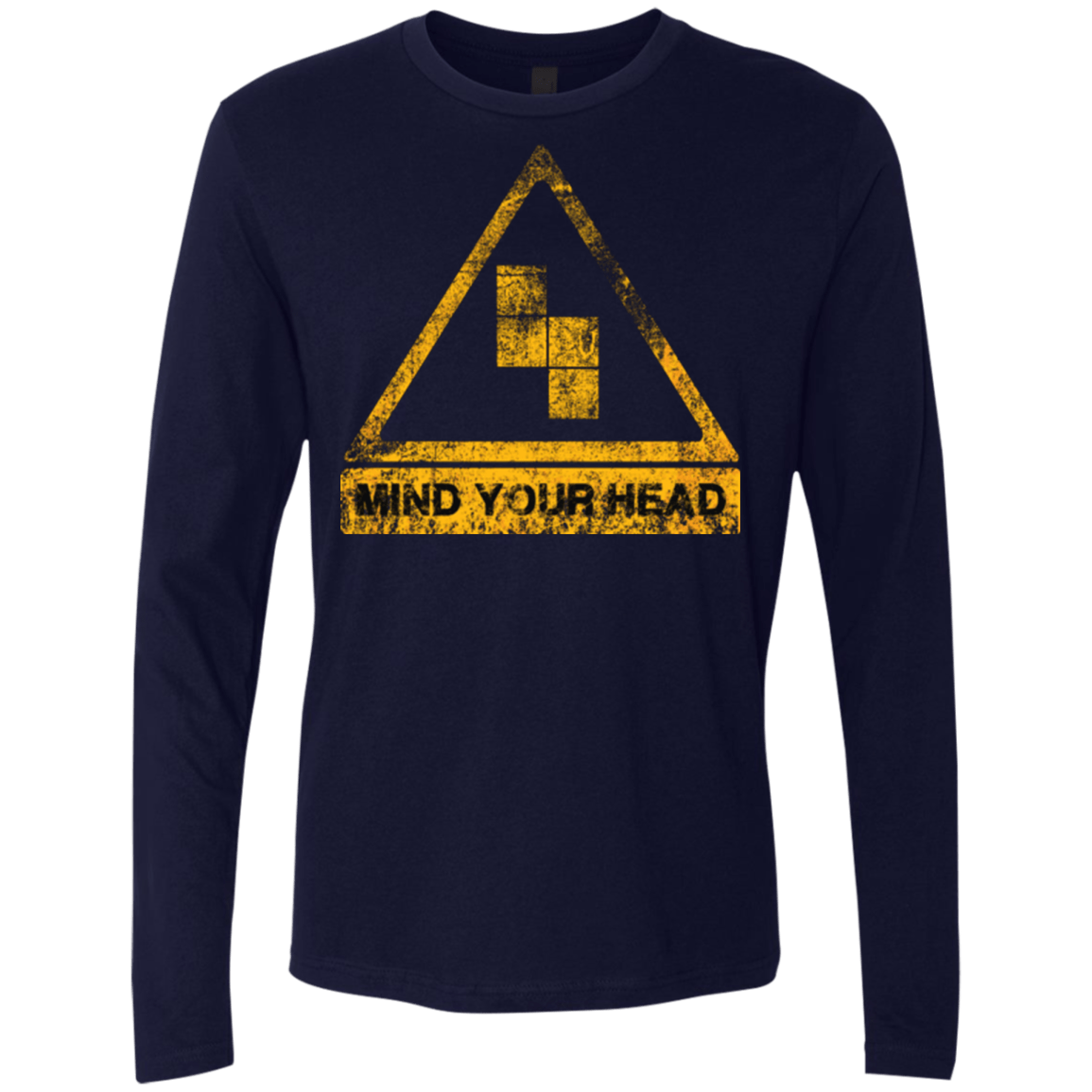 T-Shirts Midnight Navy / Small MIND YOUR HEAD Men's Premium Long Sleeve