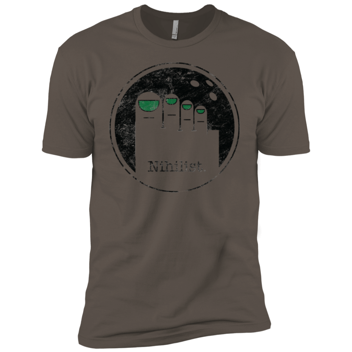 T-Shirts Warm Grey / X-Small Minimalist Nihilist Men's Premium T-Shirt