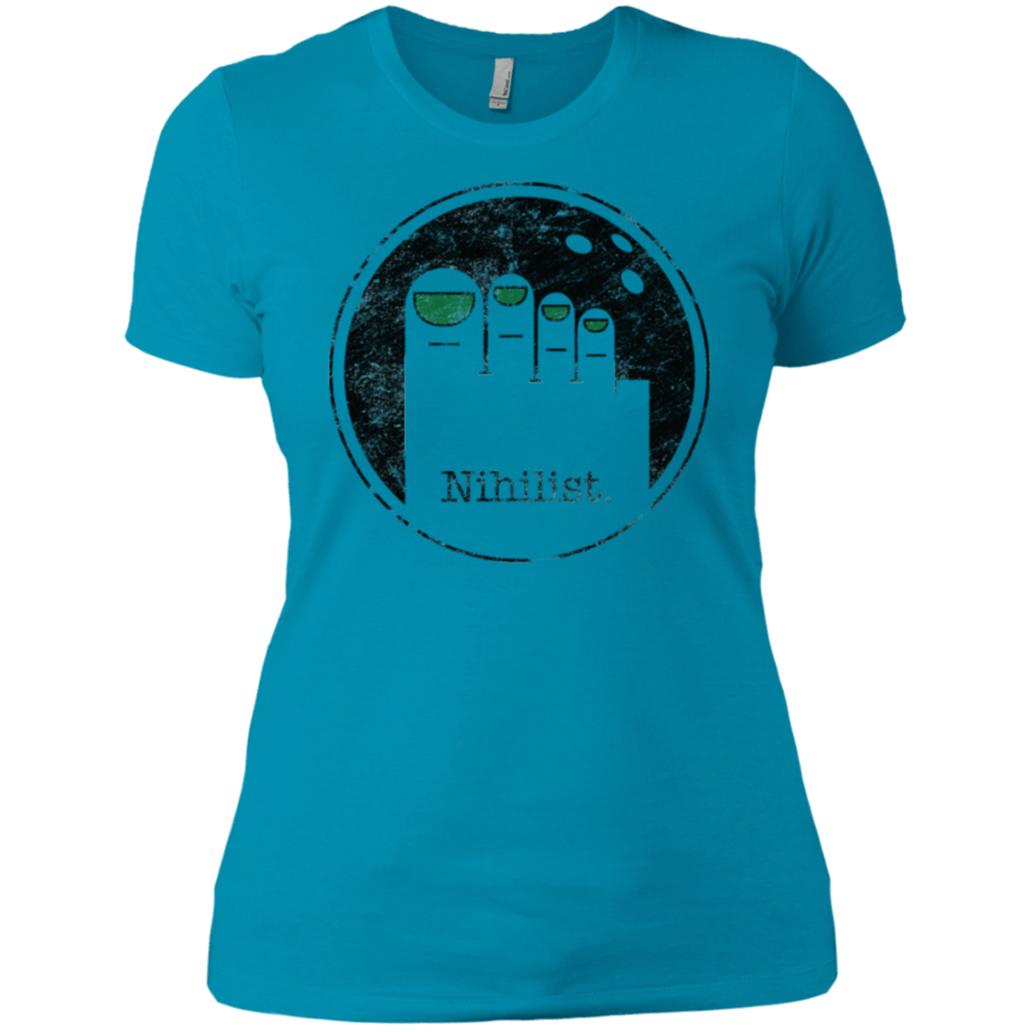 T-Shirts Turquoise / X-Small Minimalist Nihilist Women's Premium T-Shirt
