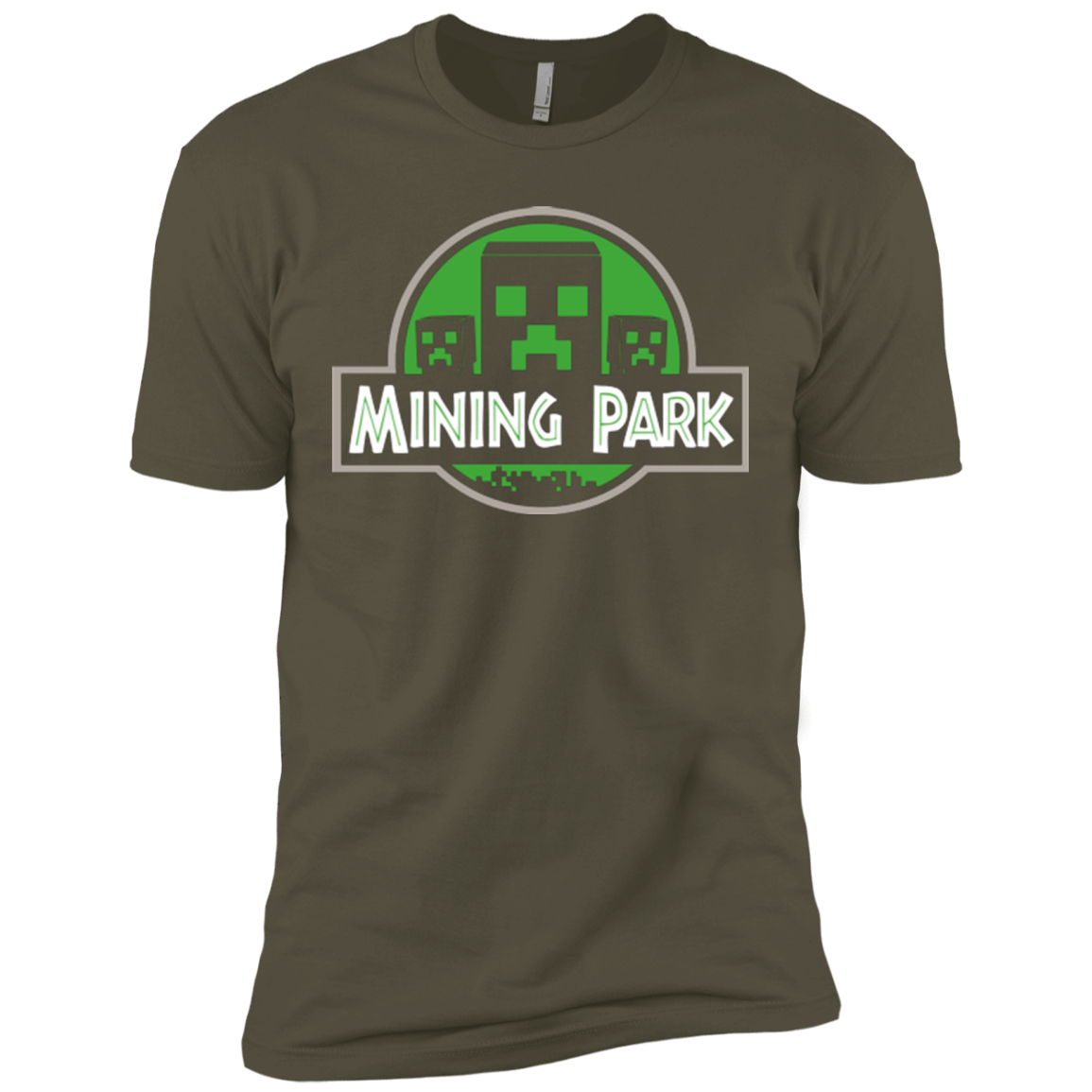 T-Shirts Military Green / X-Small Mining Park Men's Premium T-Shirt