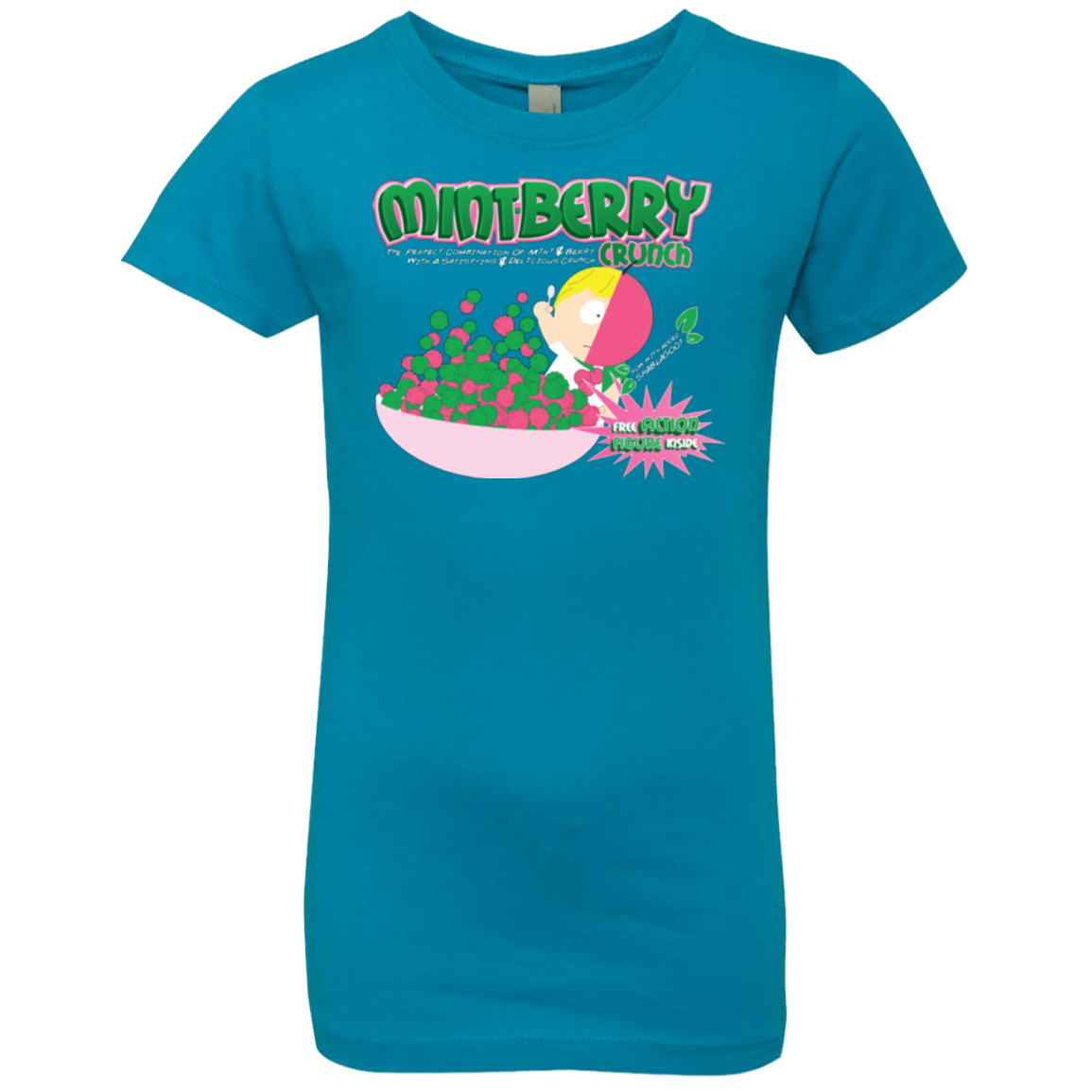 T-Shirts Turquoise / YXS Mintberry Crunch Girls Premium T-Shirt