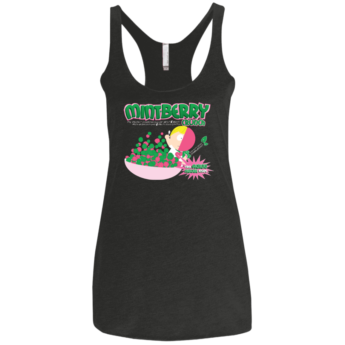 T-Shirts Vintage Black / X-Small Mintberry Crunch Women's Triblend Racerback Tank