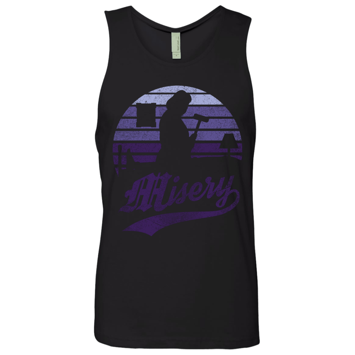 T-Shirts Black / Small Misery Sun Set Men's Premium Tank Top