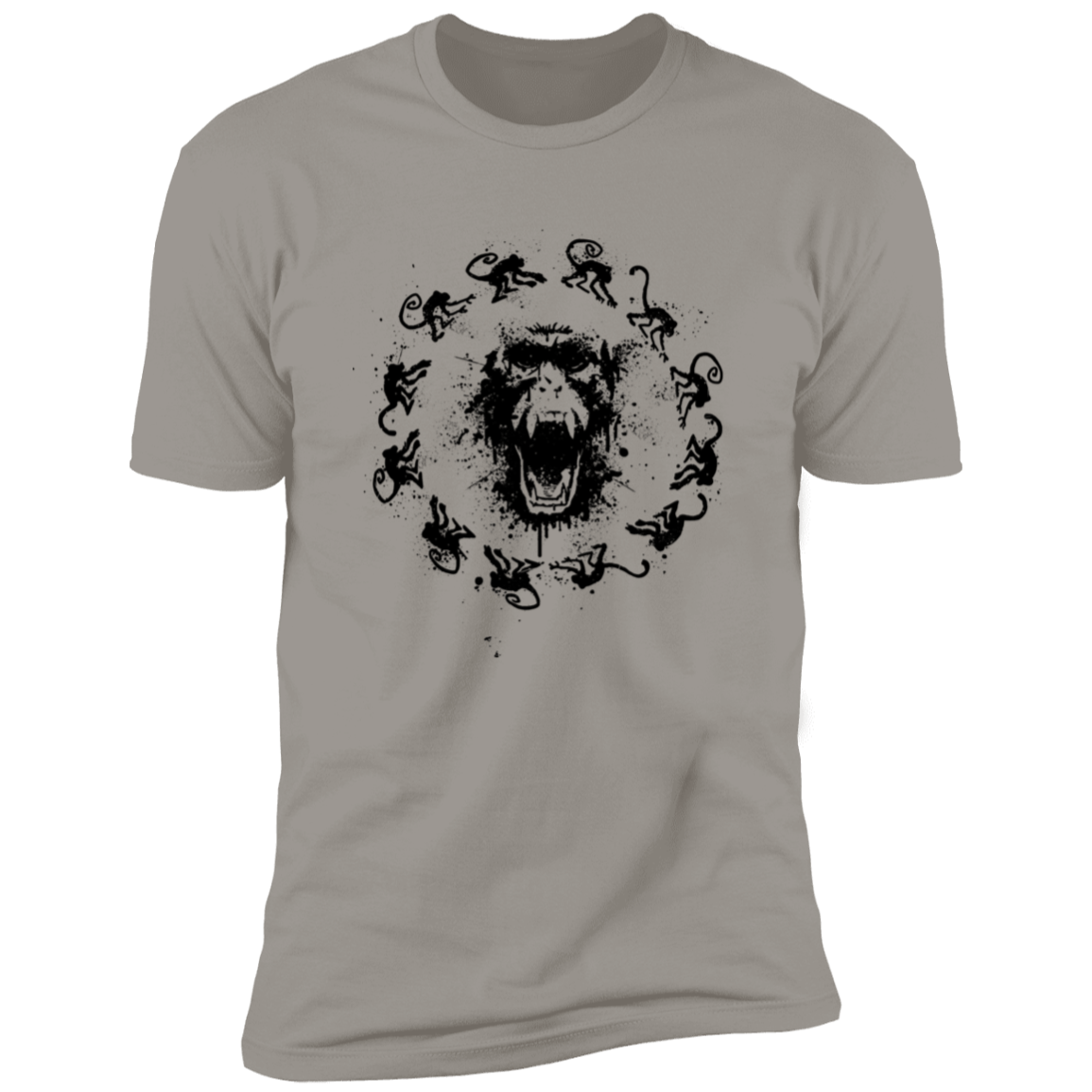 T-Shirts Light Grey / S Monkey Fever Men's Premium T-Shirt
