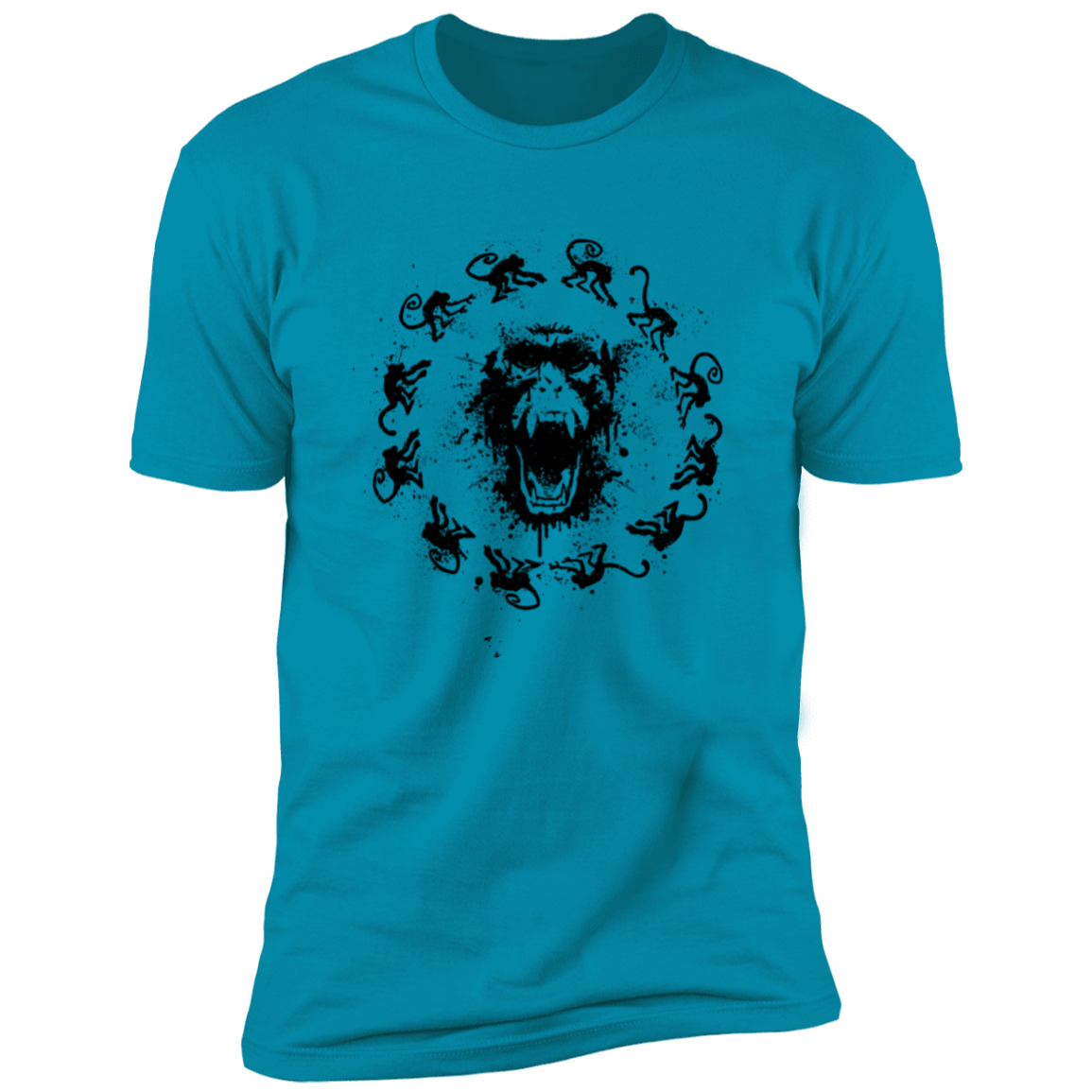 T-Shirts Turquoise / S Monkey Fever Men's Premium T-Shirt