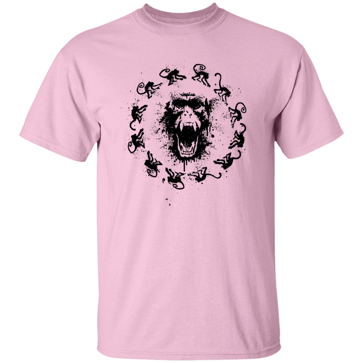 T-Shirts Light Pink / S Monkey Fever T-Shirt