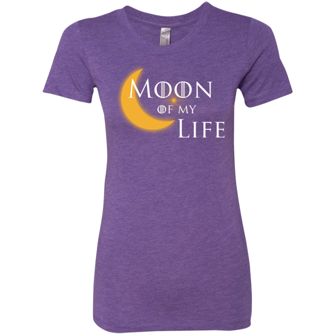 T-Shirts Purple Rush / Small Moon of my Life Women's Triblend T-Shirt