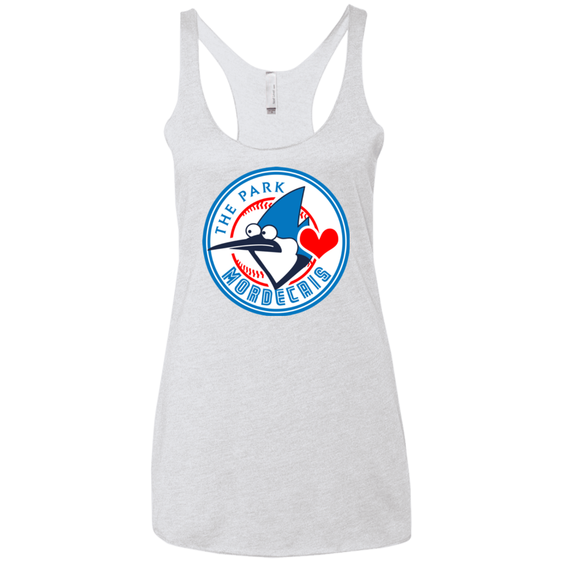 T-Shirts Heather White / X-Small Mordecais Women's Triblend Racerback Tank
