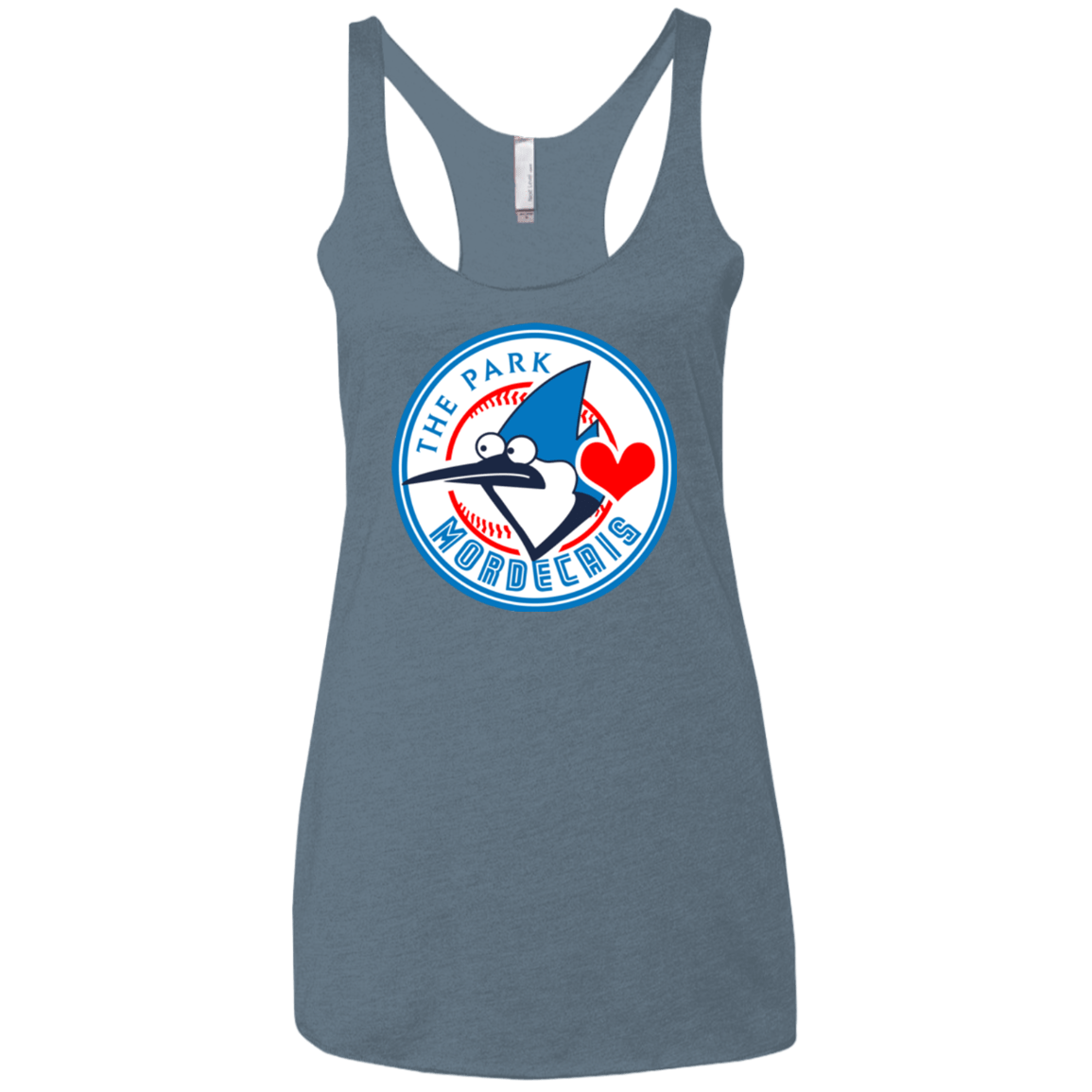 T-Shirts Indigo / X-Small Mordecais Women's Triblend Racerback Tank