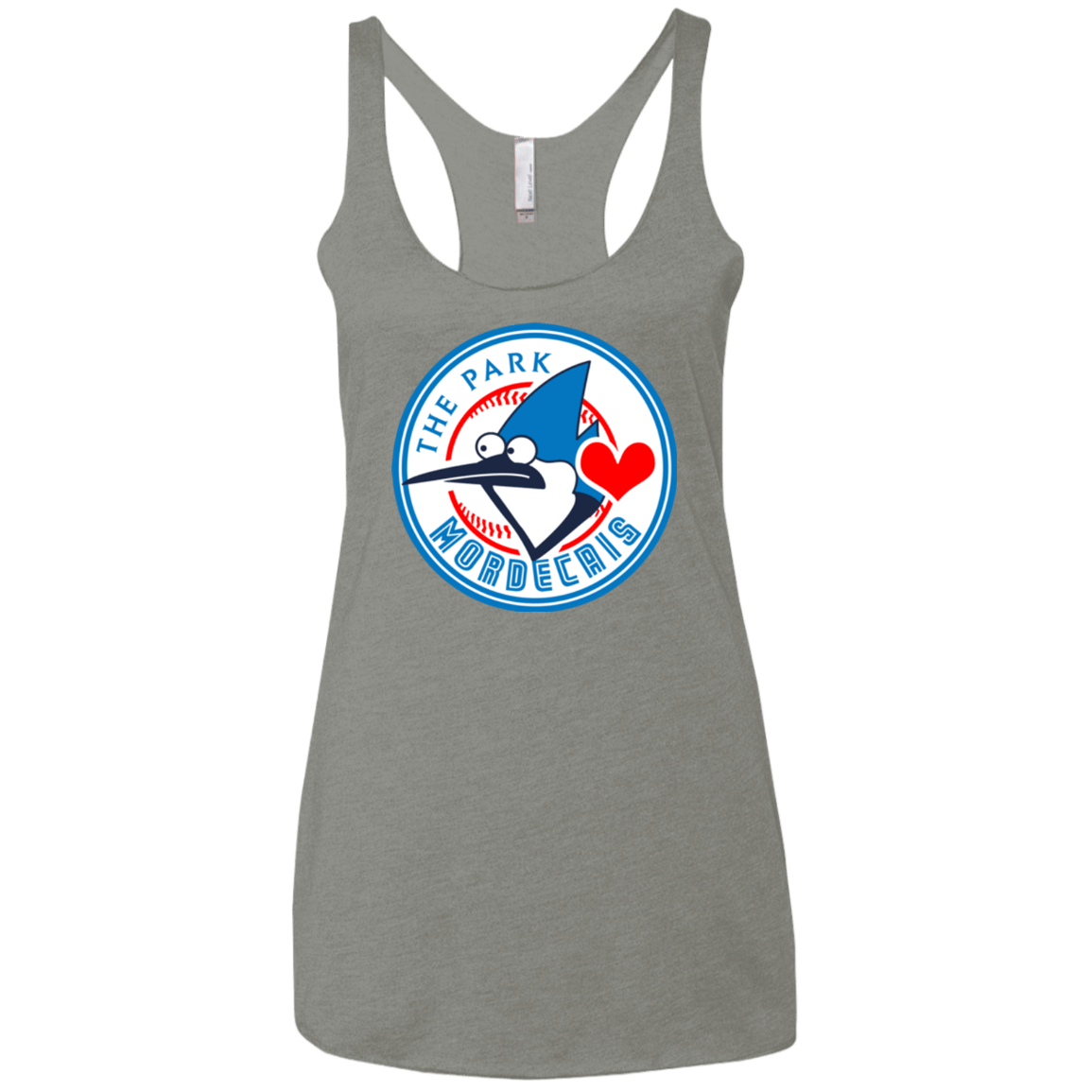 T-Shirts Venetian Grey / X-Small Mordecais Women's Triblend Racerback Tank