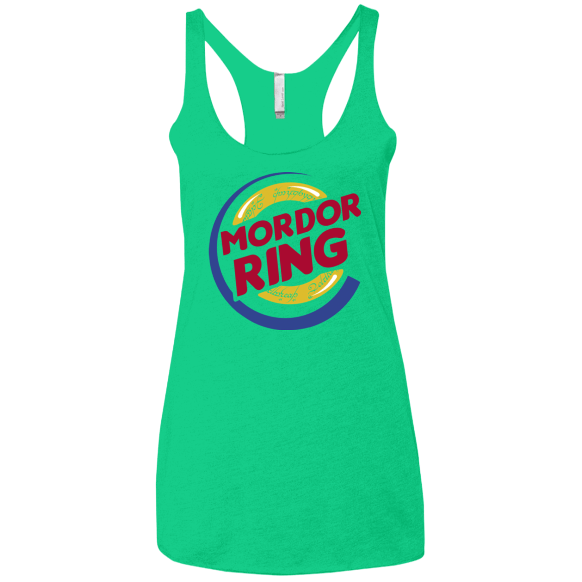 T-Shirts Envy / X-Small Mordor Ring Women's Triblend Racerback Tank