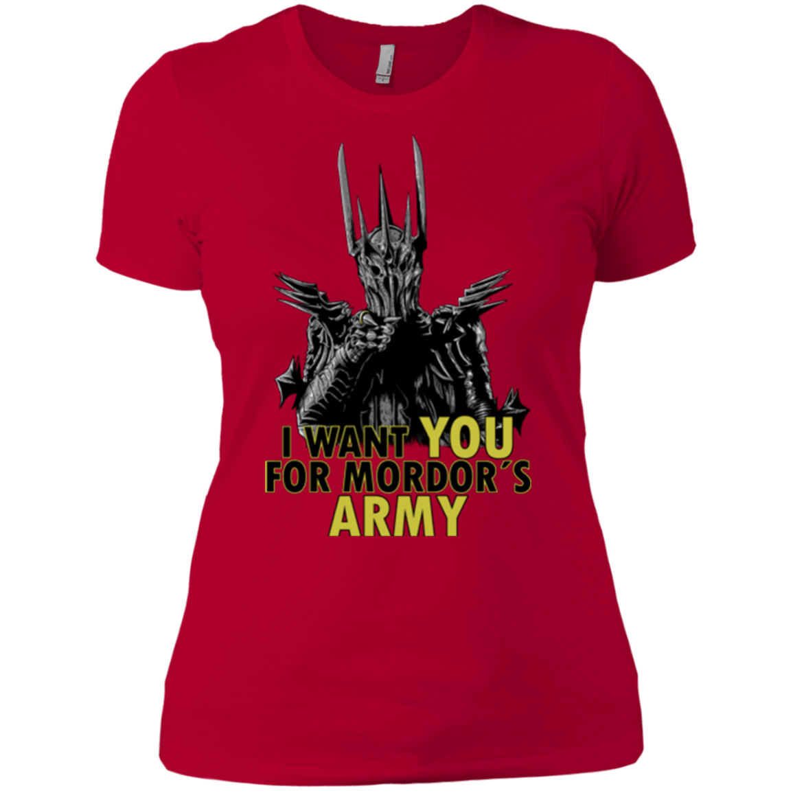 T-Shirts Red / X-Small Mordors army Women's Premium T-Shirt