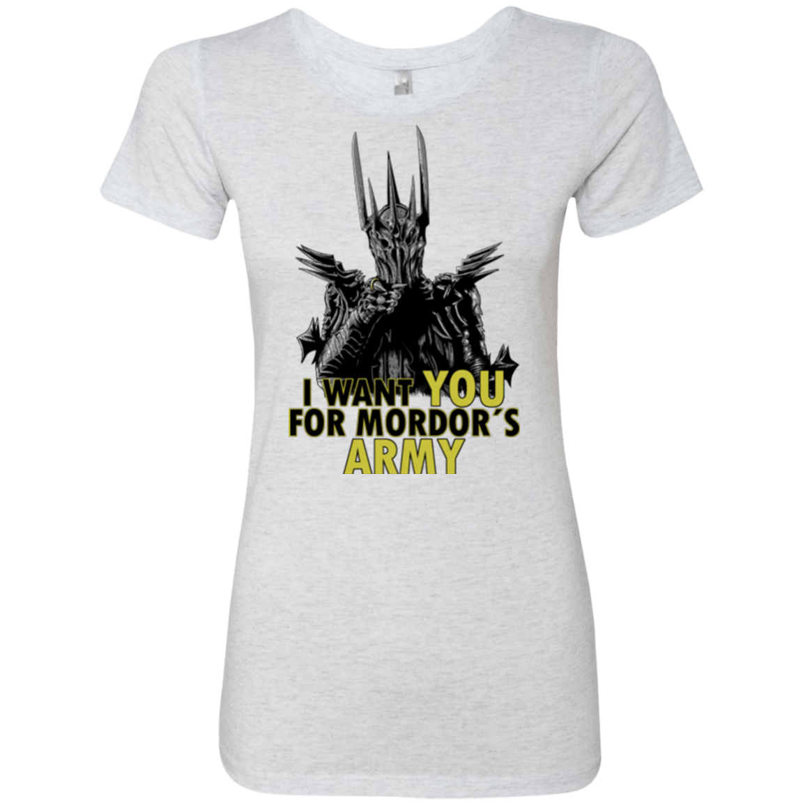 T-Shirts Heather White / Small Mordors army Women's Triblend T-Shirt