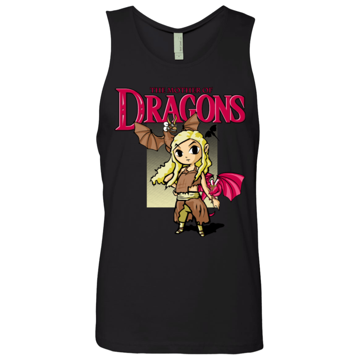 T-Shirts Black / Small Mother of Dragons Men's Premium Tank Top