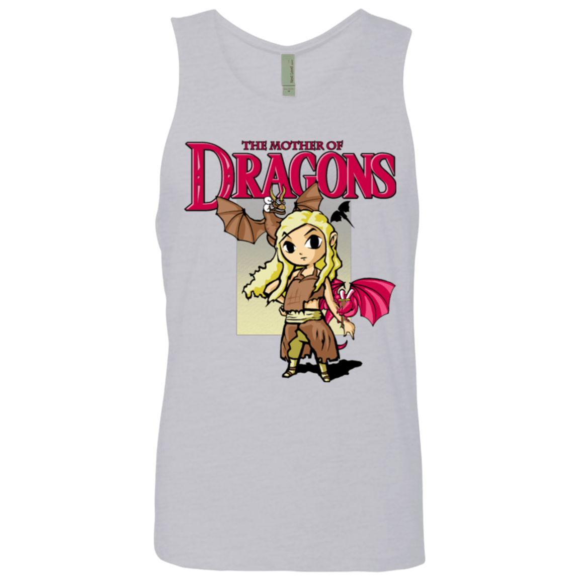 T-Shirts Heather Grey / Small Mother of Dragons Men's Premium Tank Top
