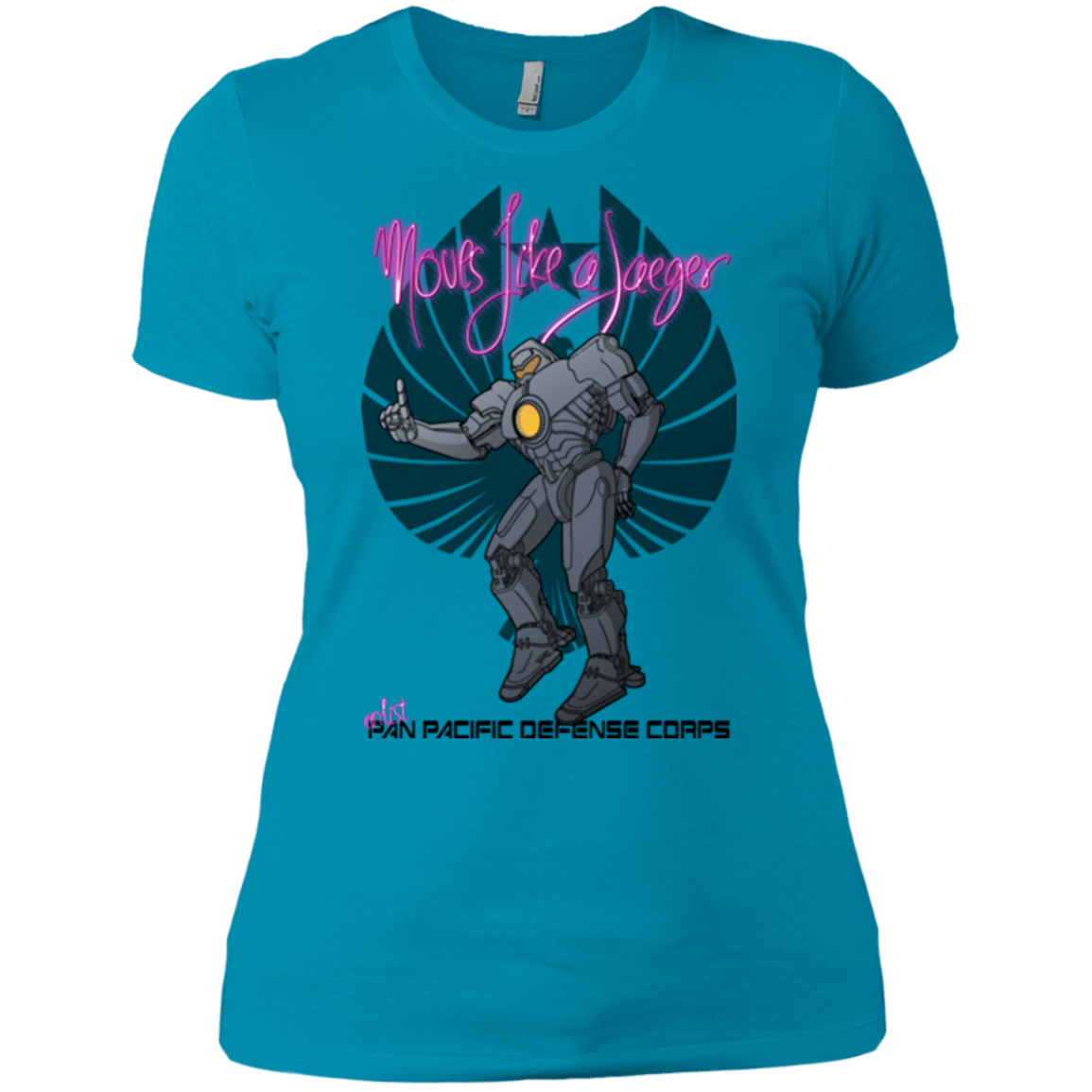 T-Shirts Turquoise / X-Small Moves Like A Jaegger Women's Premium T-Shirt