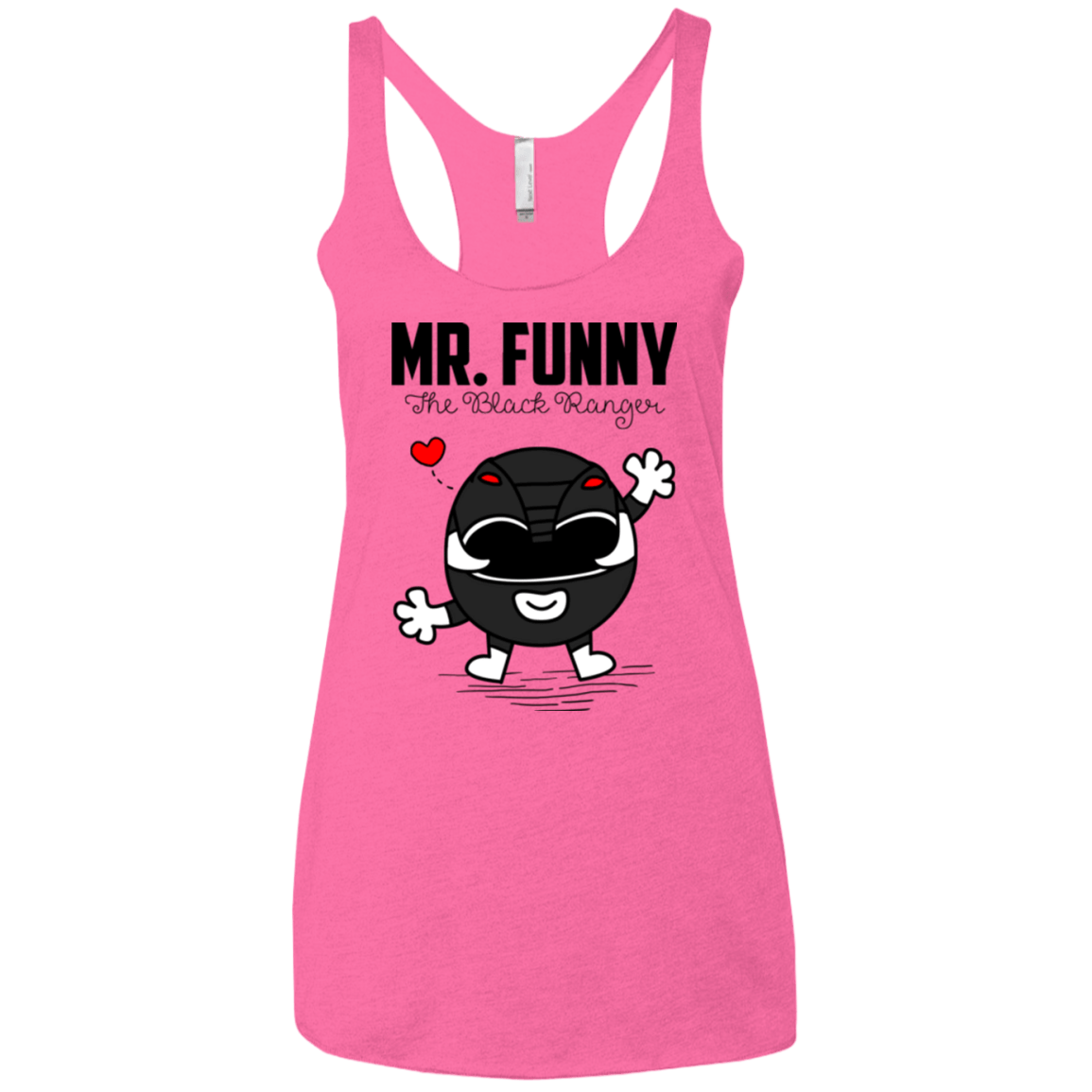 T-Shirts Vintage Pink / X-Small Mr Funny Women's Triblend Racerback Tank