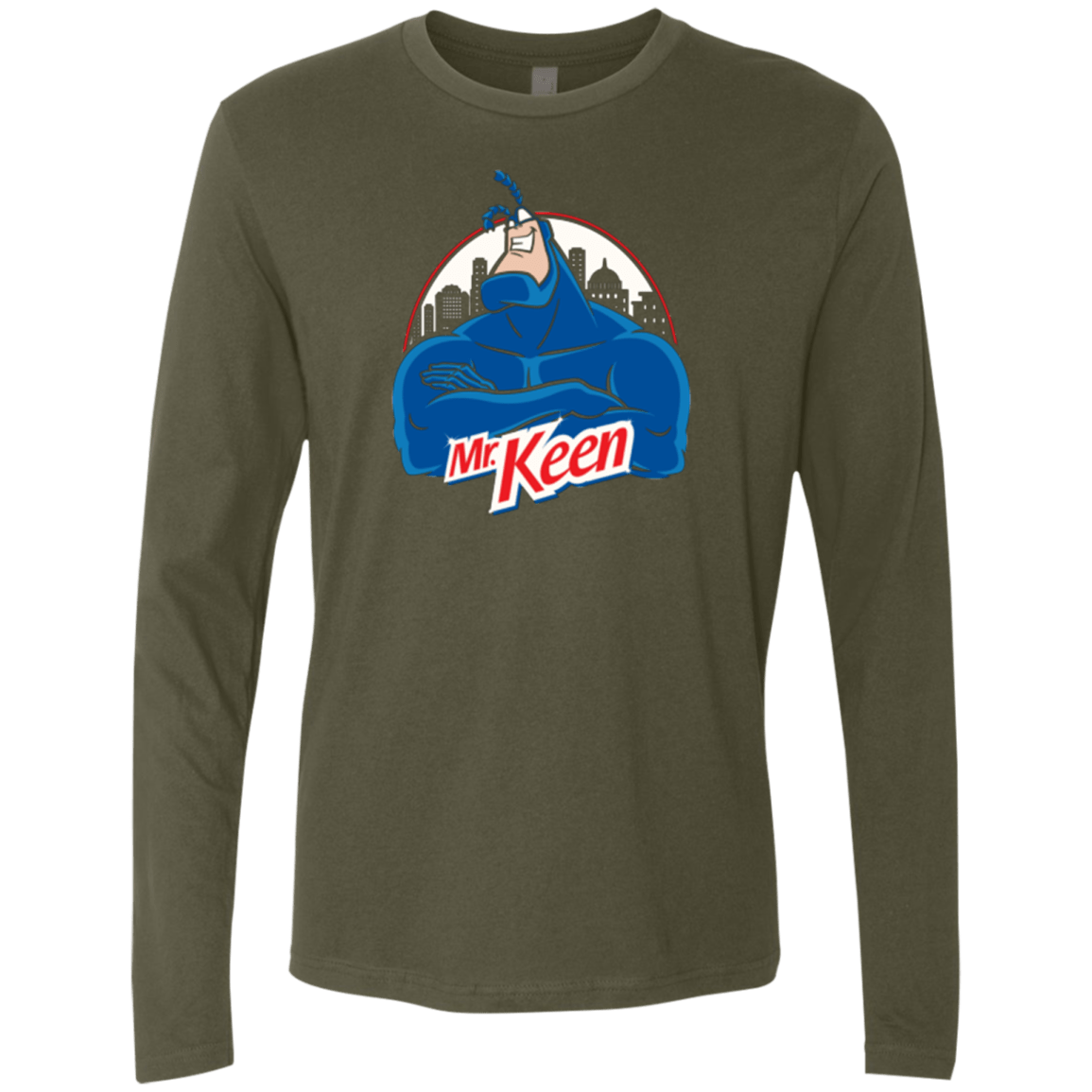 T-Shirts Military Green / Small Mr. Keen Men's Premium Long Sleeve