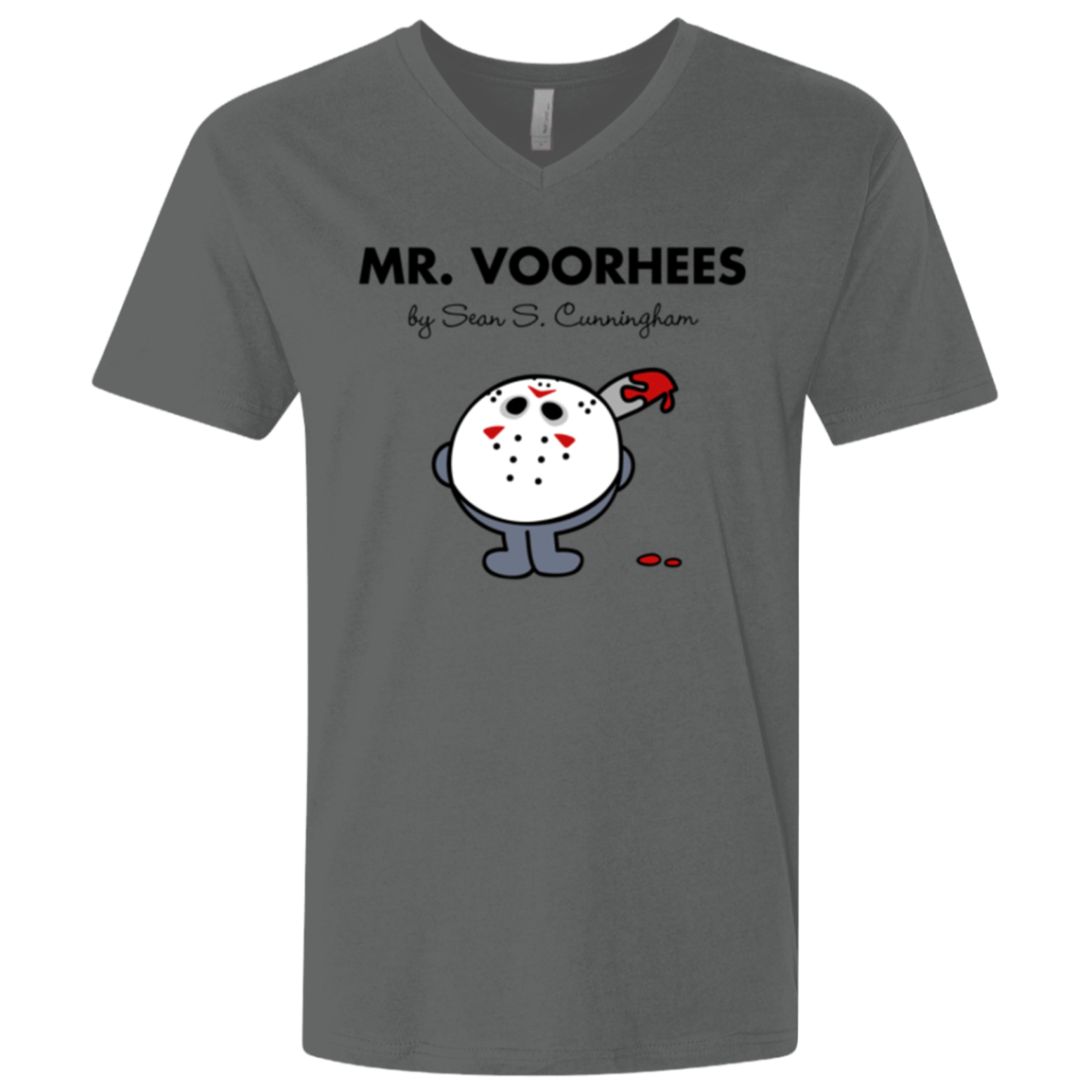 T-Shirts Heavy Metal / X-Small Mr Voorhees Men's Premium V-Neck