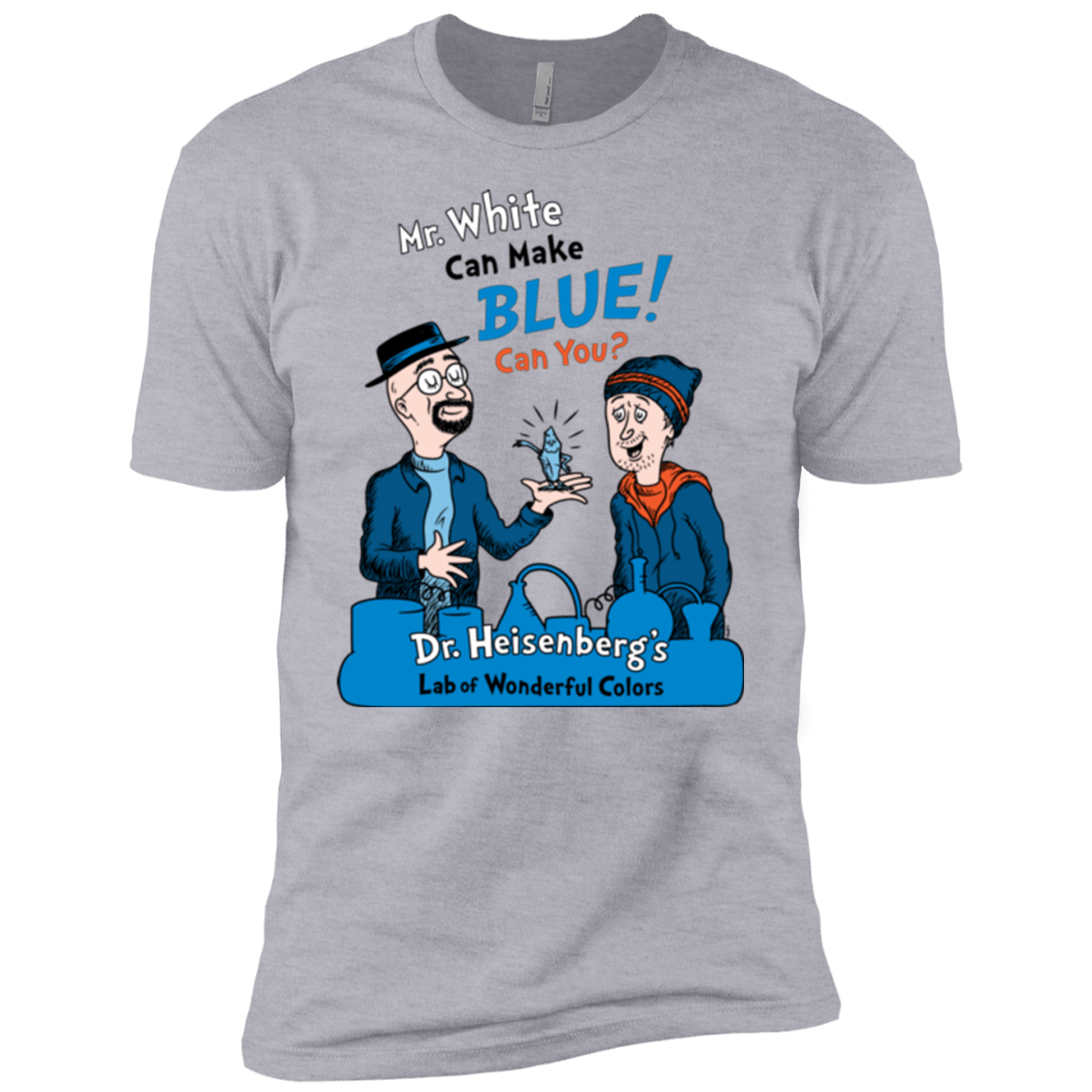 T-Shirts Heather Grey / YXS Mr White Boys Premium T-Shirt