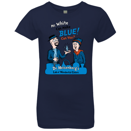 T-Shirts Midnight Navy / YXS Mr White Girls Premium T-Shirt