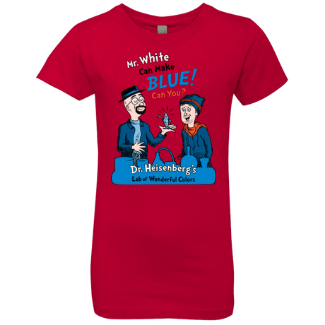 T-Shirts Red / YXS Mr White Girls Premium T-Shirt