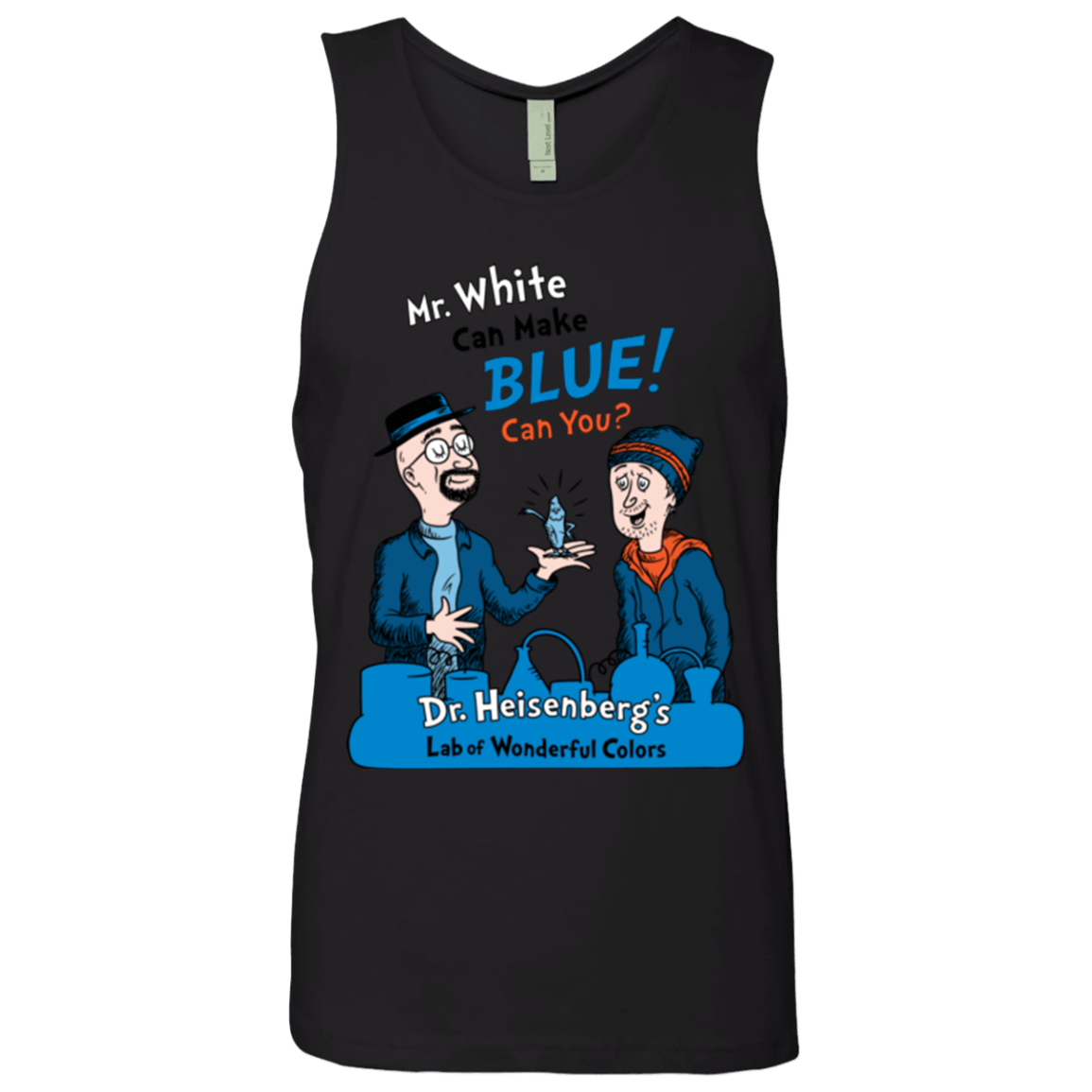 T-Shirts Black / Small Mr White Men's Premium Tank Top