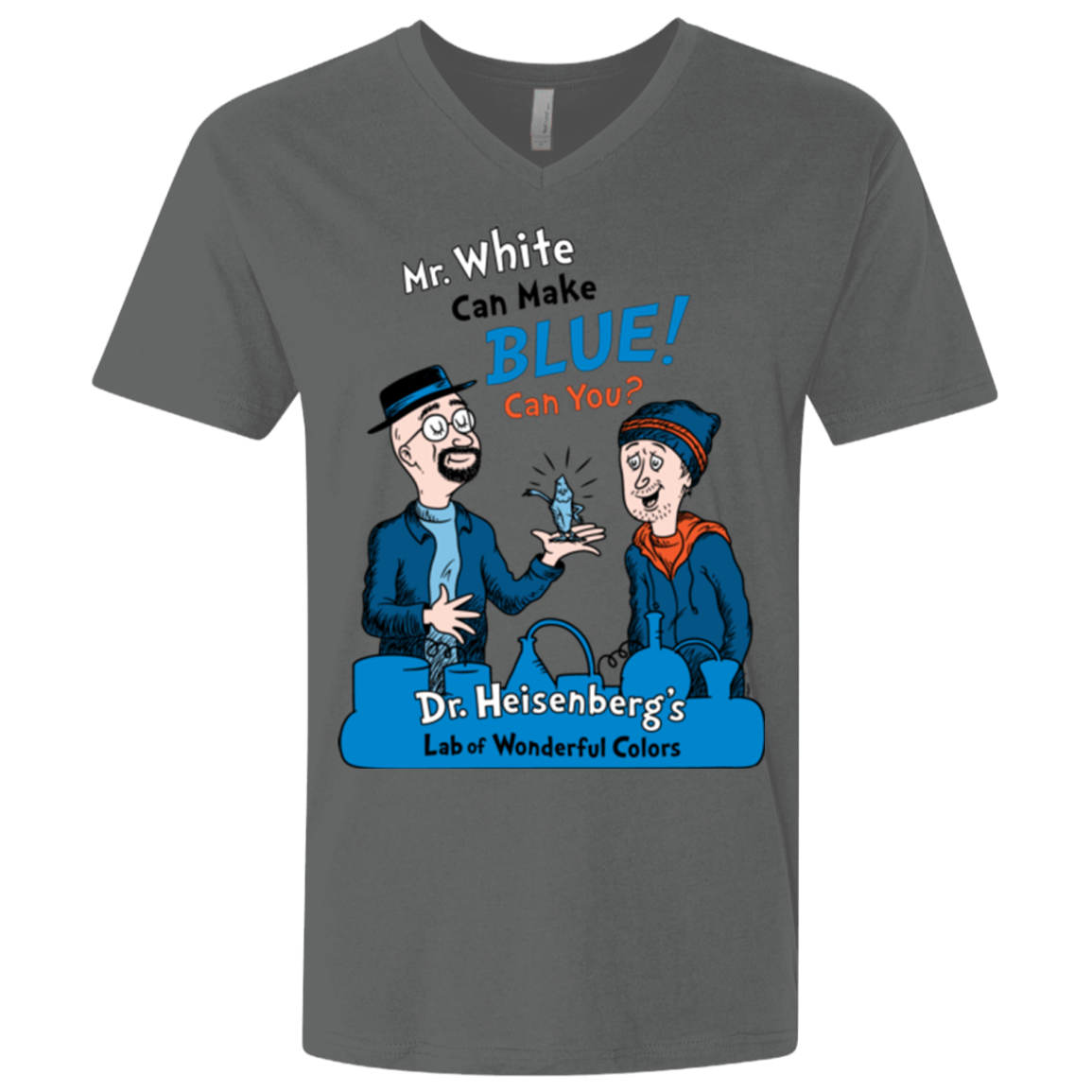 T-Shirts Heavy Metal / X-Small Mr White Men's Premium V-Neck