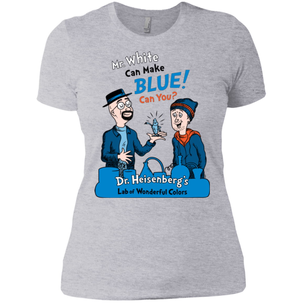 T-Shirts Heather Grey / X-Small Mr White Women's Premium T-Shirt