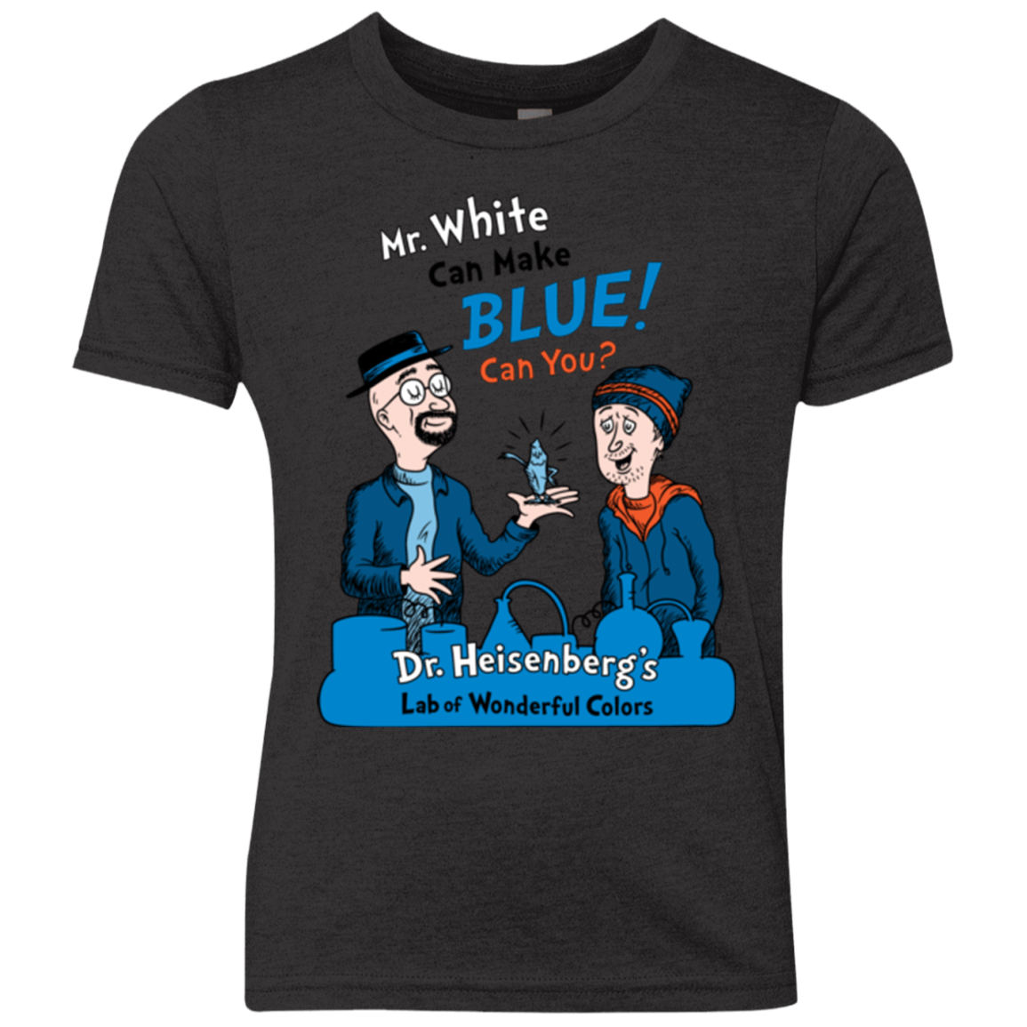 T-Shirts Vintage Black / YXS Mr White Youth Triblend T-Shirt