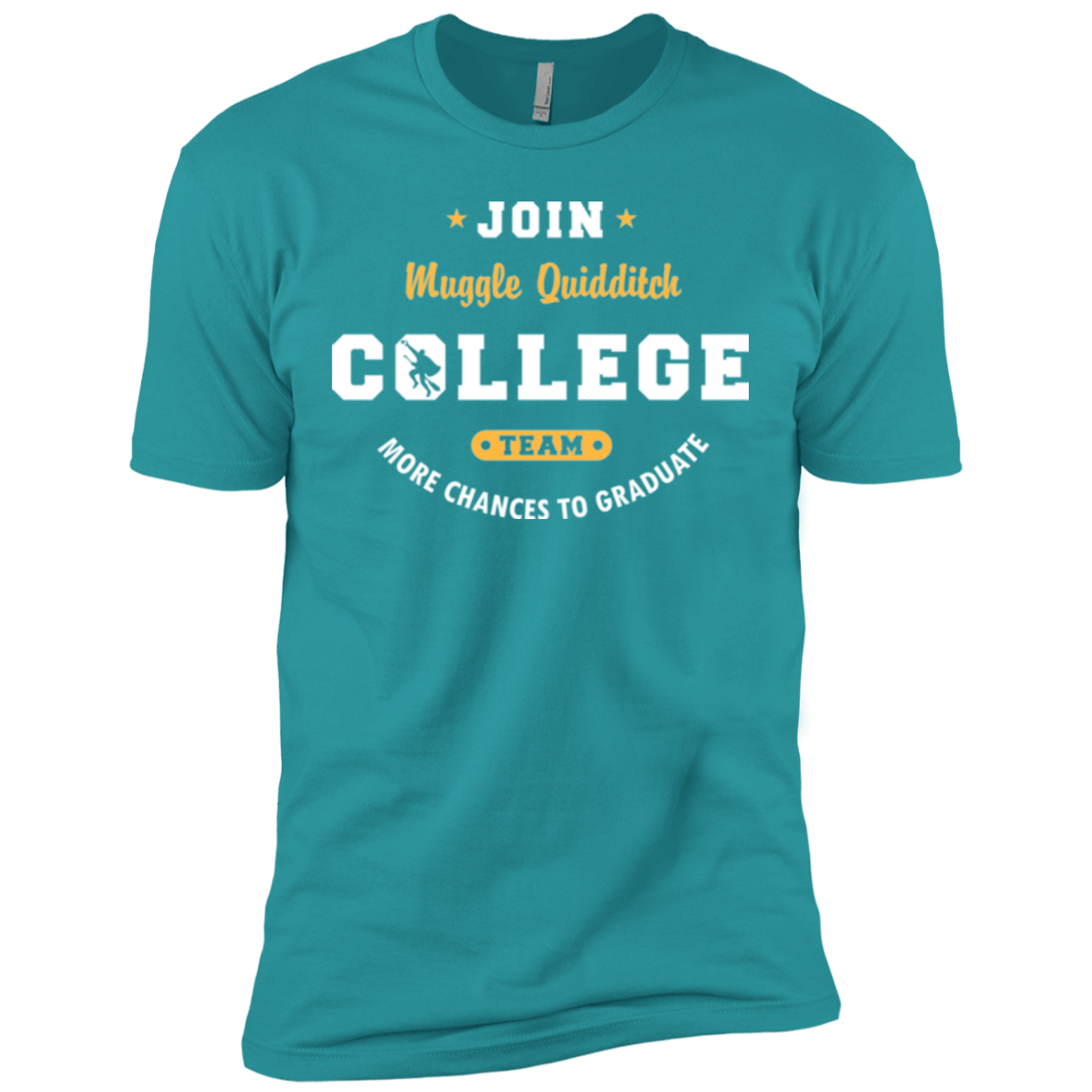 T-Shirts Tahiti Blue / X-Small Muggle Quidditch Men's Premium T-Shirt