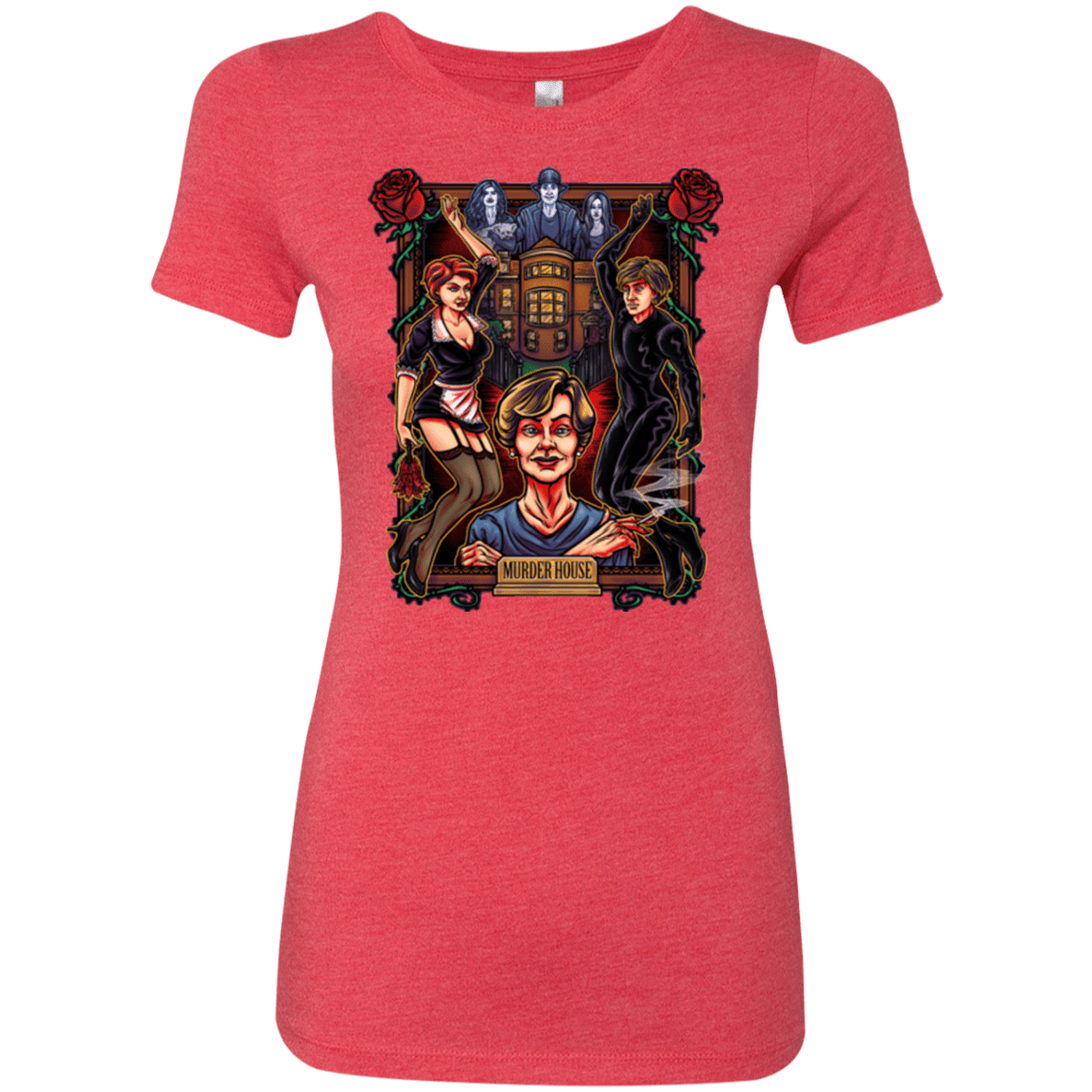 T-Shirts Vintage Red / Small Murder House Women's Triblend T-Shirt