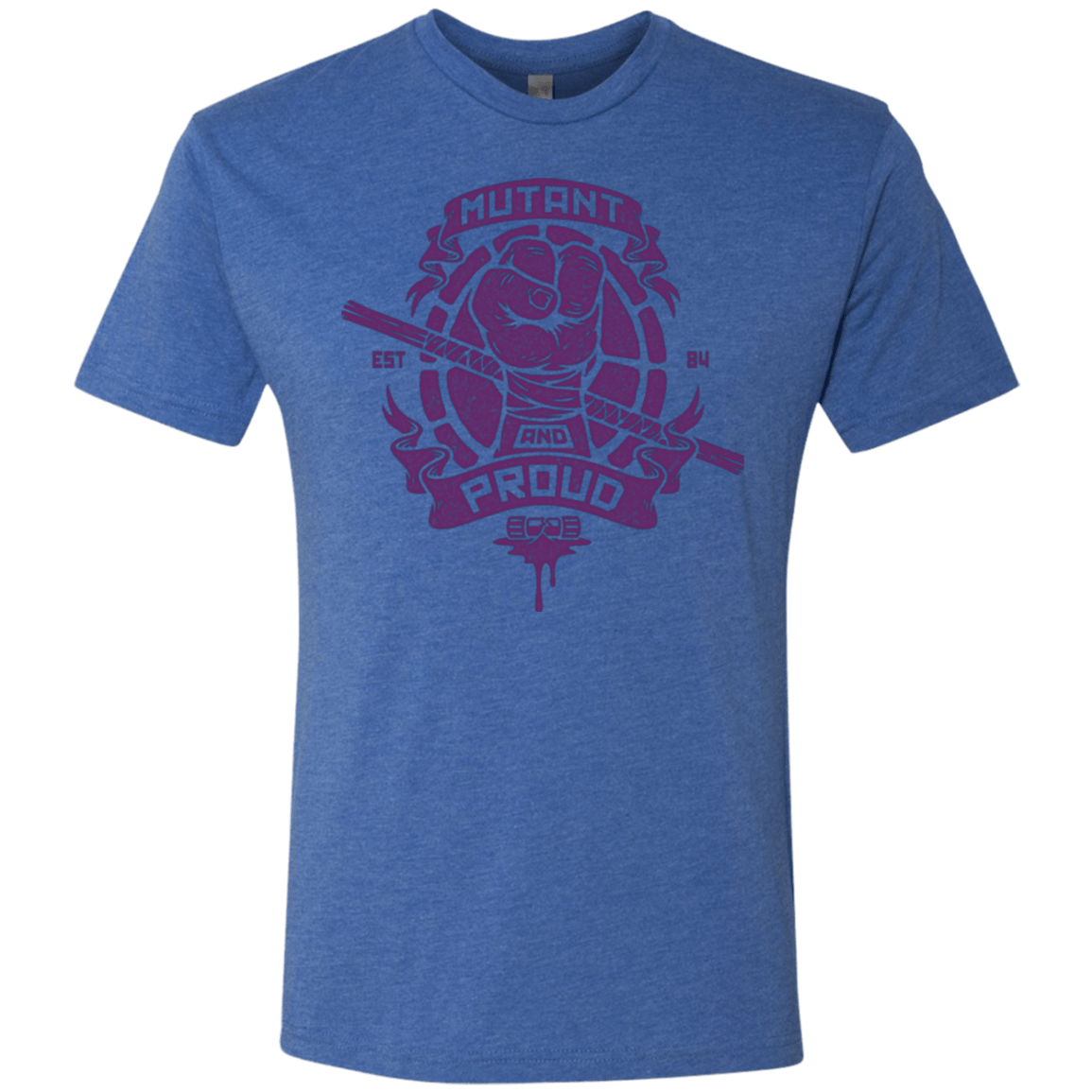 T-Shirts Vintage Royal / Small Mutant and Proud Donny Men's Triblend T-Shirt