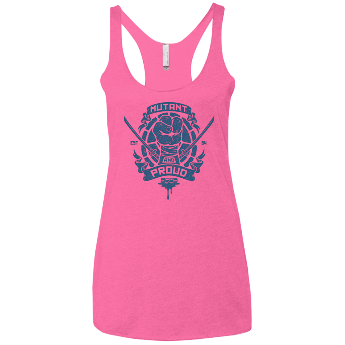 T-Shirts Vintage Pink / X-Small Mutant and Proud Leo Women's Triblend Racerback Tank