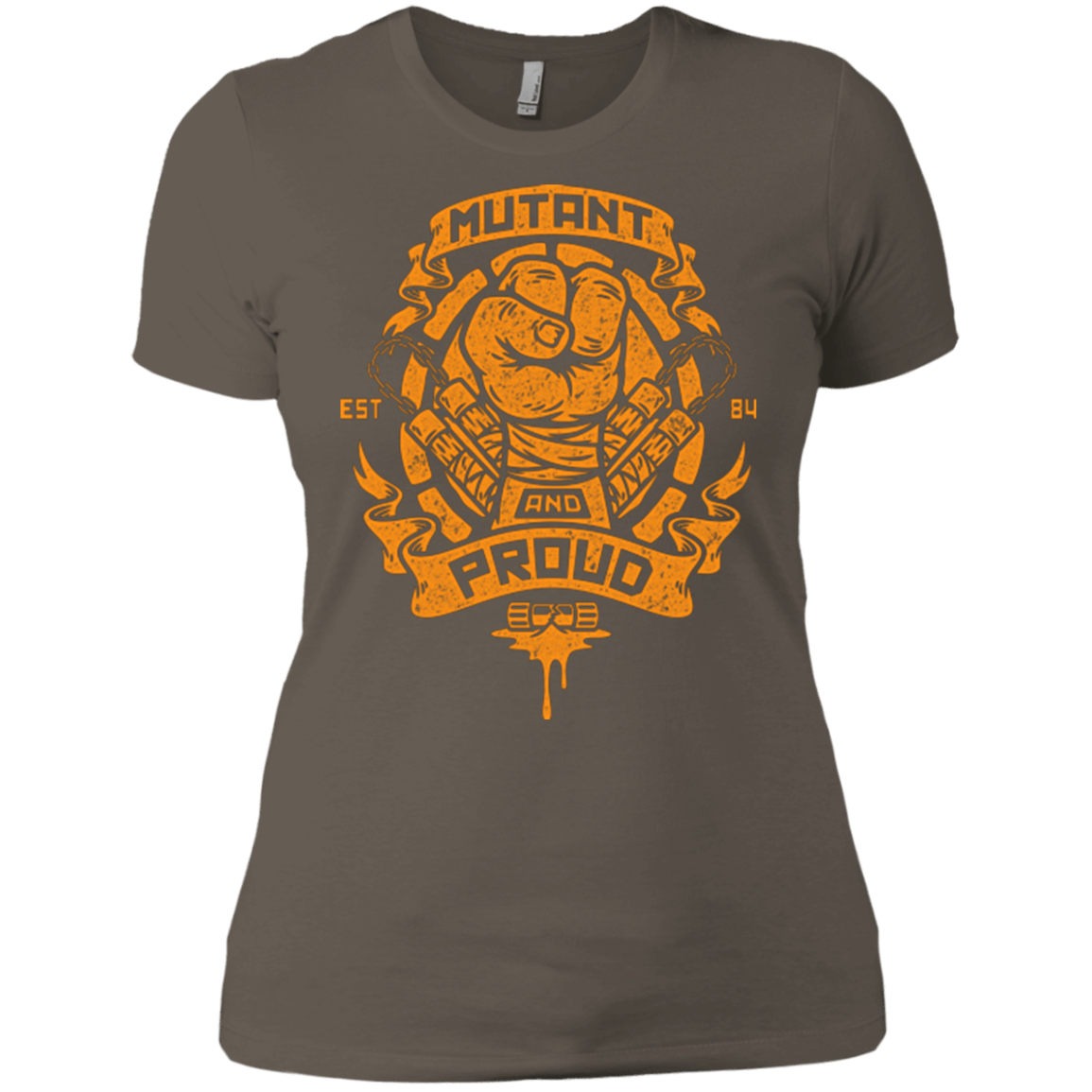 T-Shirts Warm Grey / X-Small Mutant and Proud Mikey Women's Premium T-Shirt