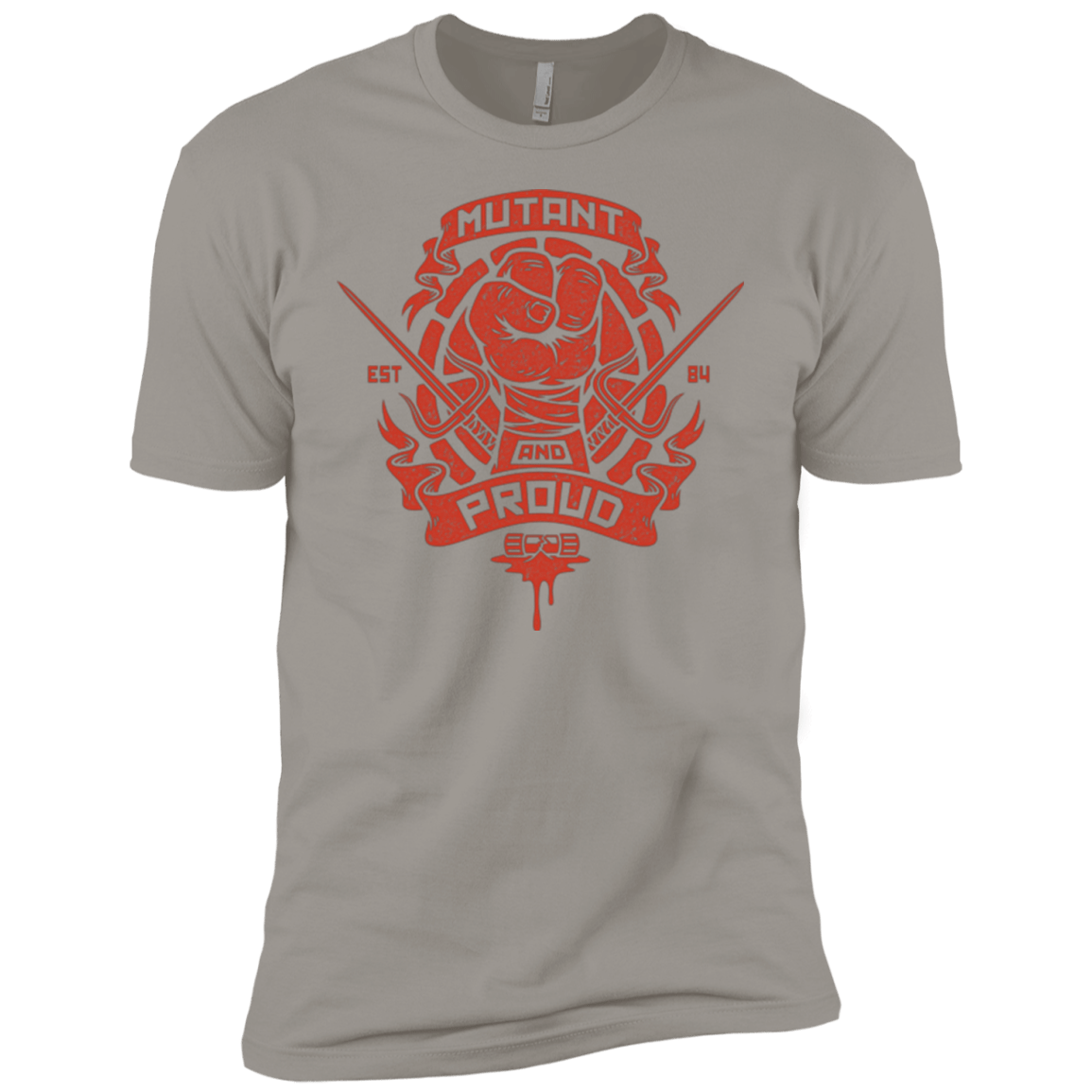 T-Shirts Light Grey / YXS Mutant and Proud Raph Boys Premium T-Shirt