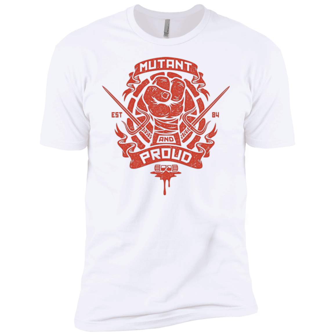 T-Shirts White / X-Small Mutant and Proud Raph Men's Premium T-Shirt