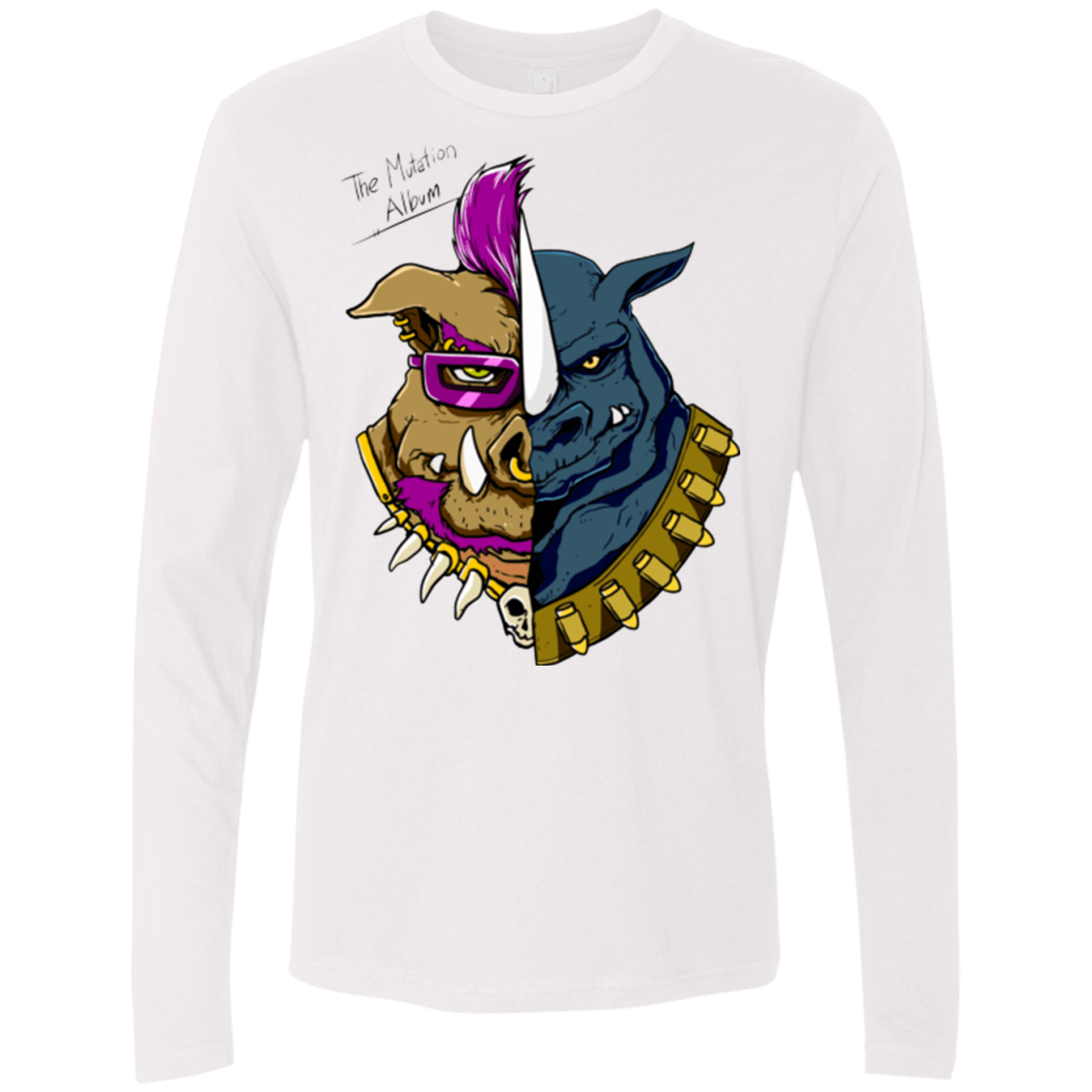 T-Shirts White / Small Mutation Album Men's Premium Long Sleeve