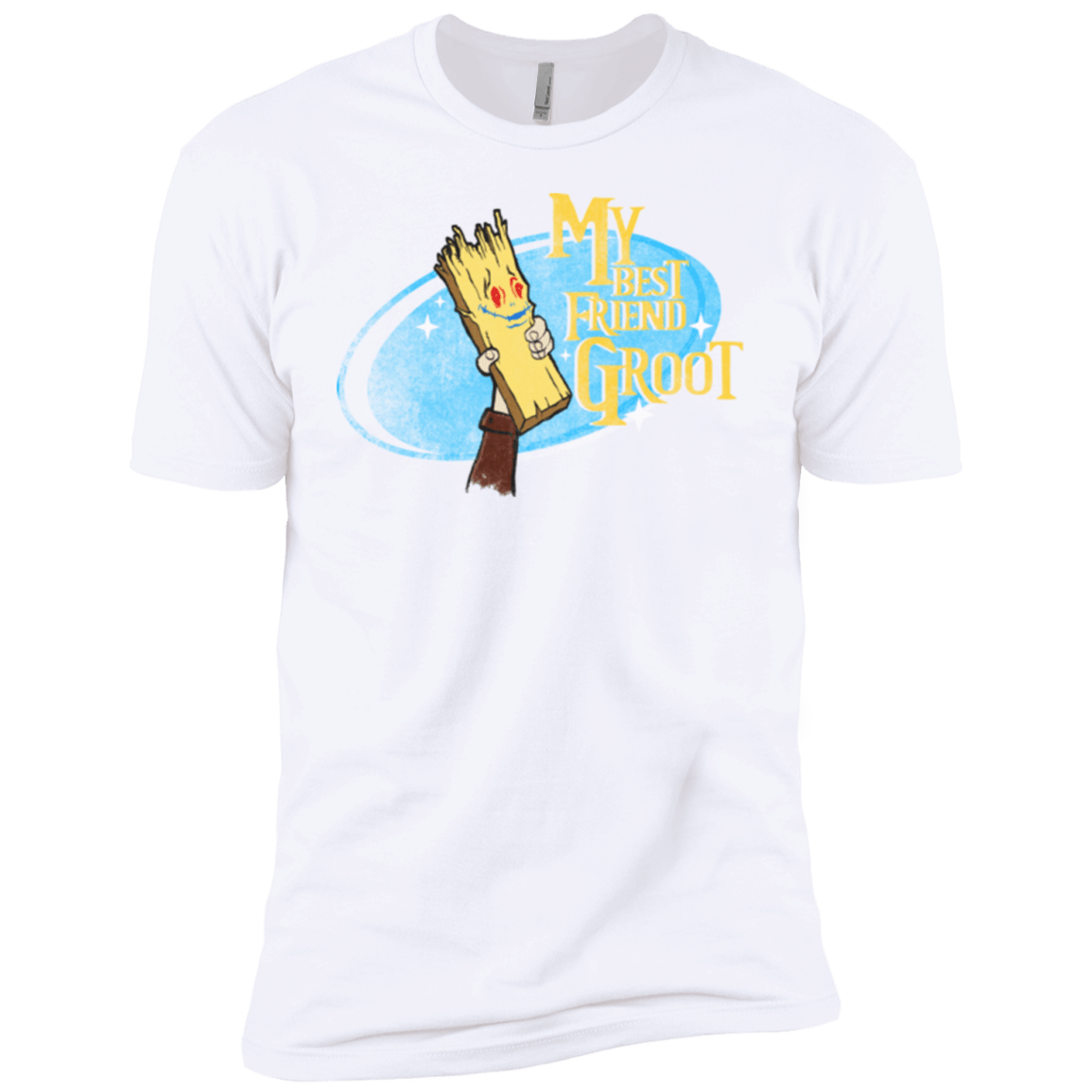 T-Shirts White / YXS My Best Friend Groot Boys Premium T-Shirt