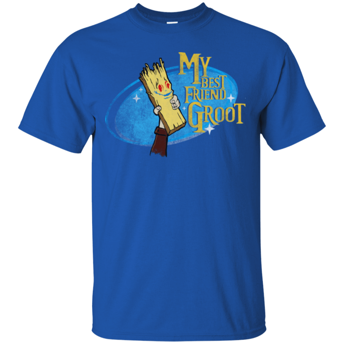 T-Shirts Royal / Small My Best Friend Groot T-Shirt