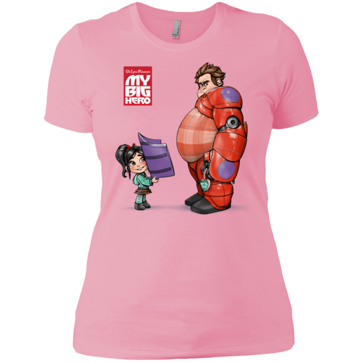 T-Shirts Light Pink / X-Small My Big Hero Women's Premium T-Shirt